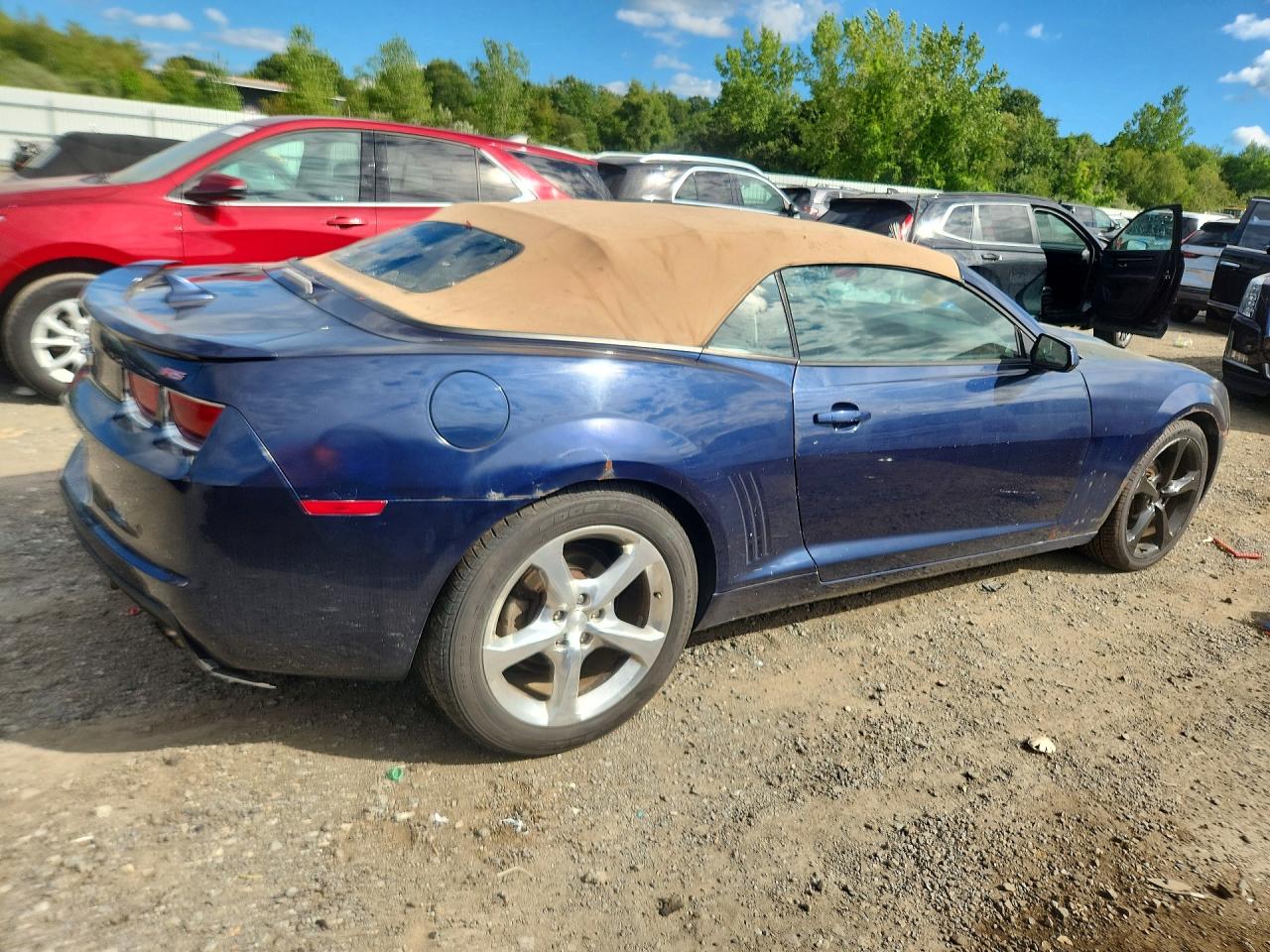 2011 Chevrolet Camaro Lt Blue vin: 2G1FB3DD3B9163634
