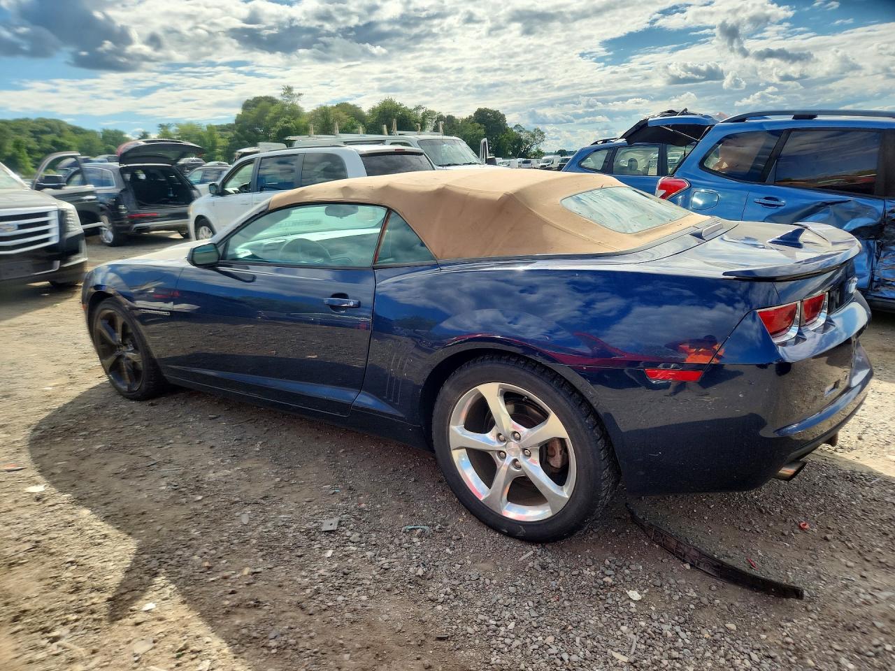 2011 Chevrolet Camaro Lt Blue vin: 2G1FB3DD3B9163634