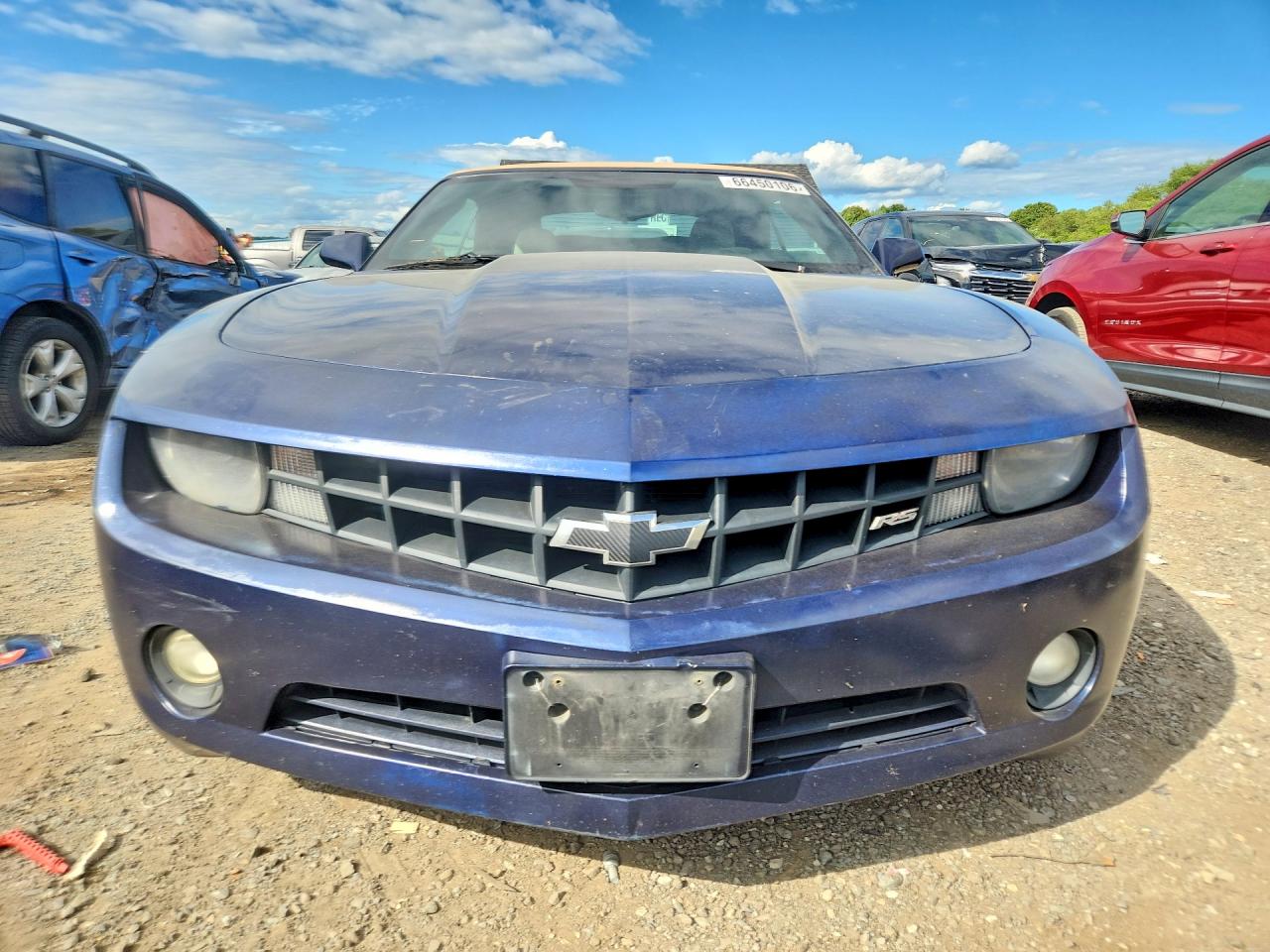 2011 Chevrolet Camaro Lt Blue vin: 2G1FB3DD3B9163634