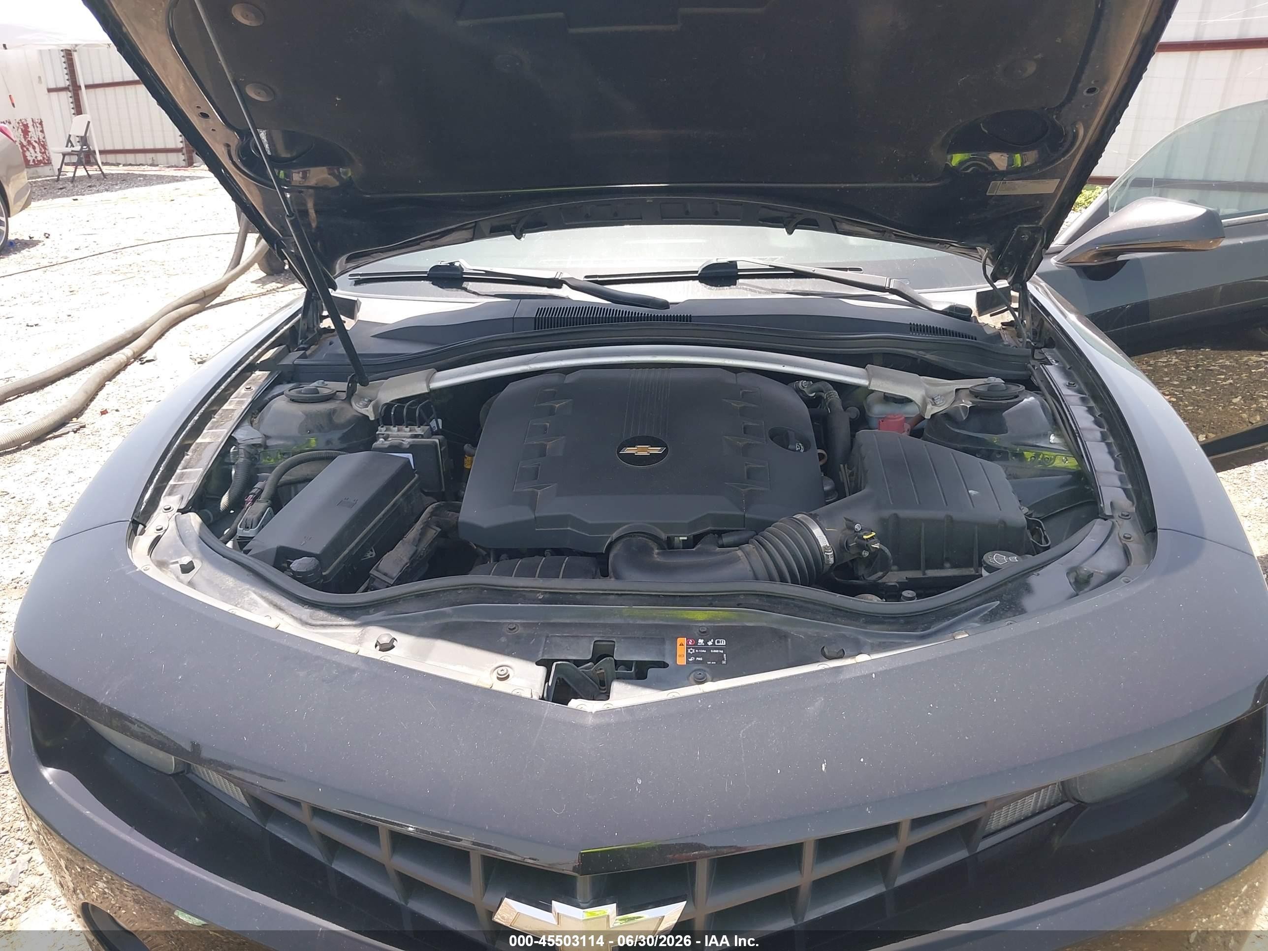 2011 Chevrolet Camaro 1lt Black vin: 2G1FB3DD5B9179592
