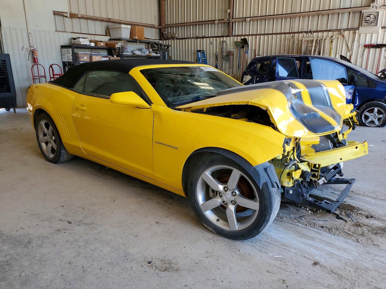 2011 Chevrolet Camaro Lt Yellow vin: 2G1FB3DD6B9192013