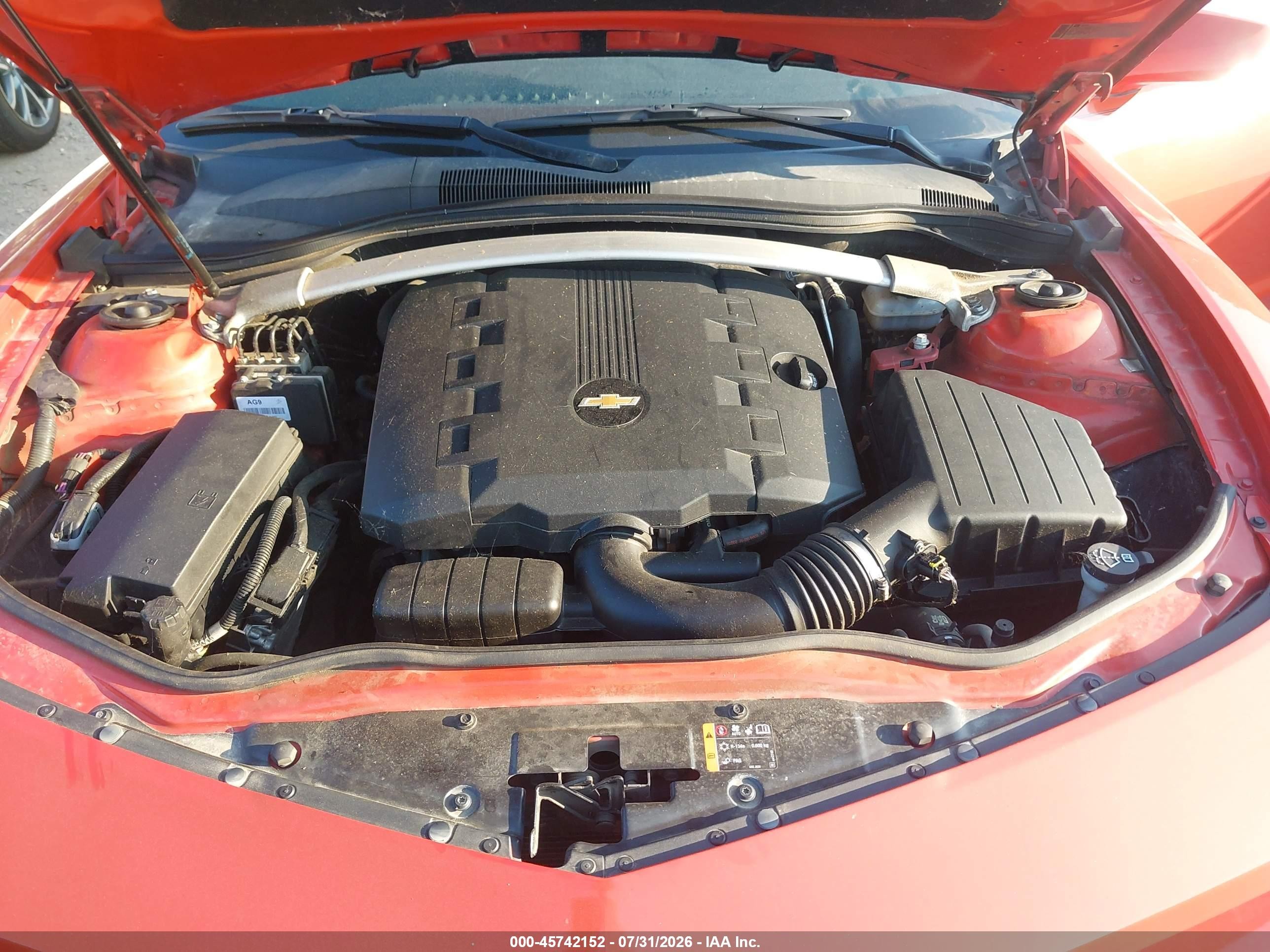 2011 Chevrolet Camaro 1lt Orange vin: 2G1FB3DD7B9204217