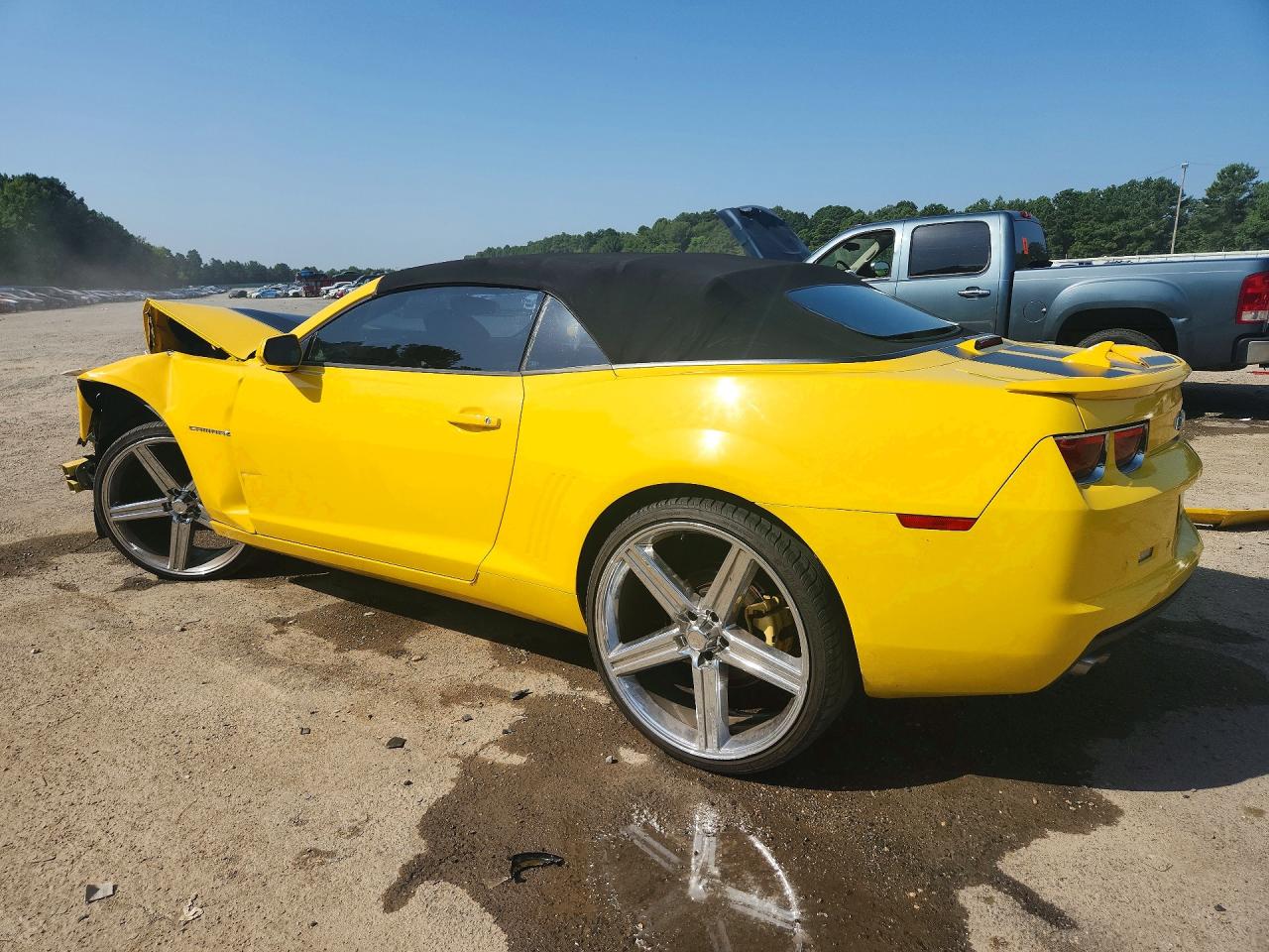 2011 Chevrolet Camaro Lt Yellow vin: 2G1FB3DD8B9214450