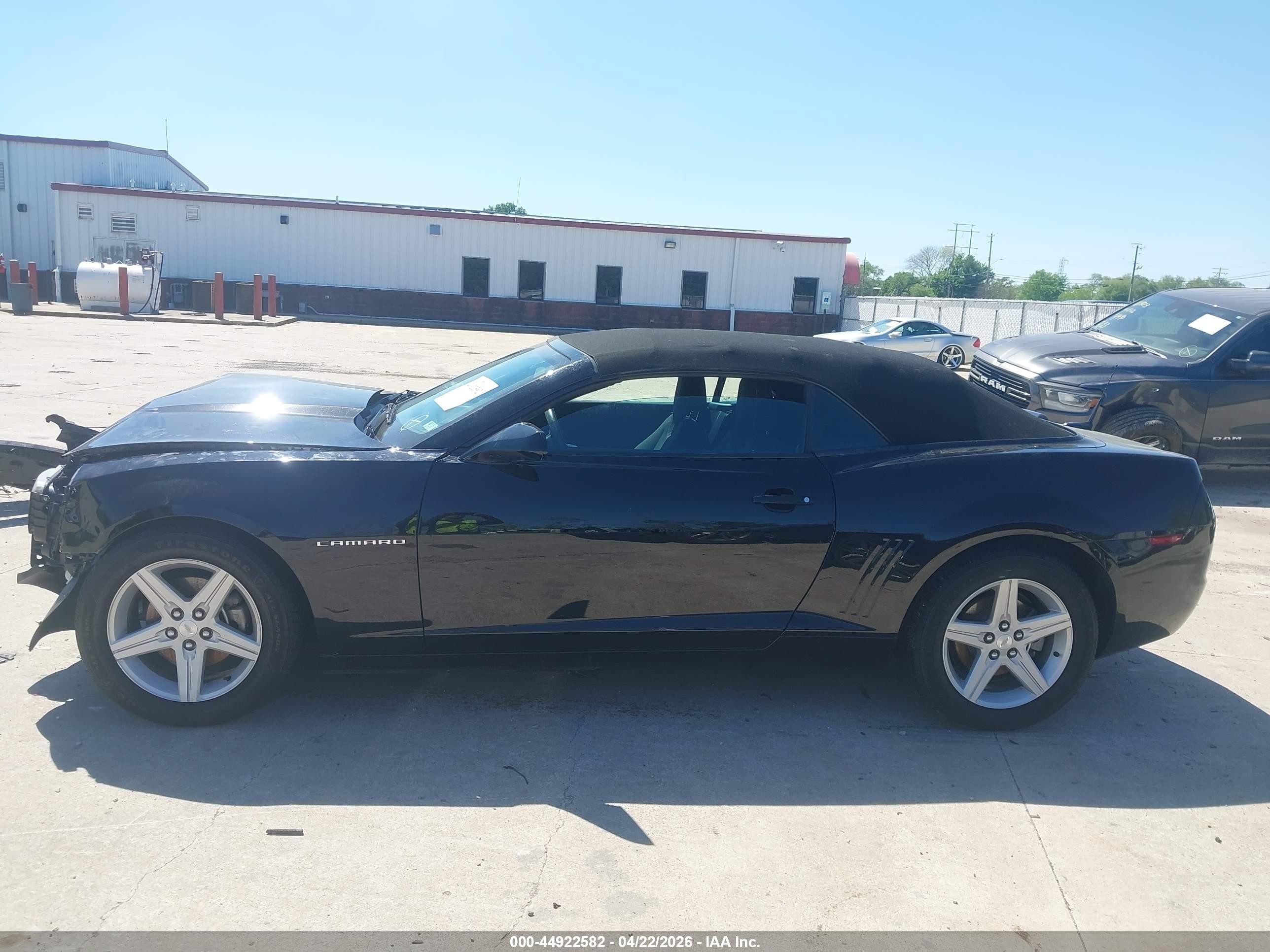 2011 Chevrolet Camaro 1lt Black vin: 2G1FB3DDXB9196730