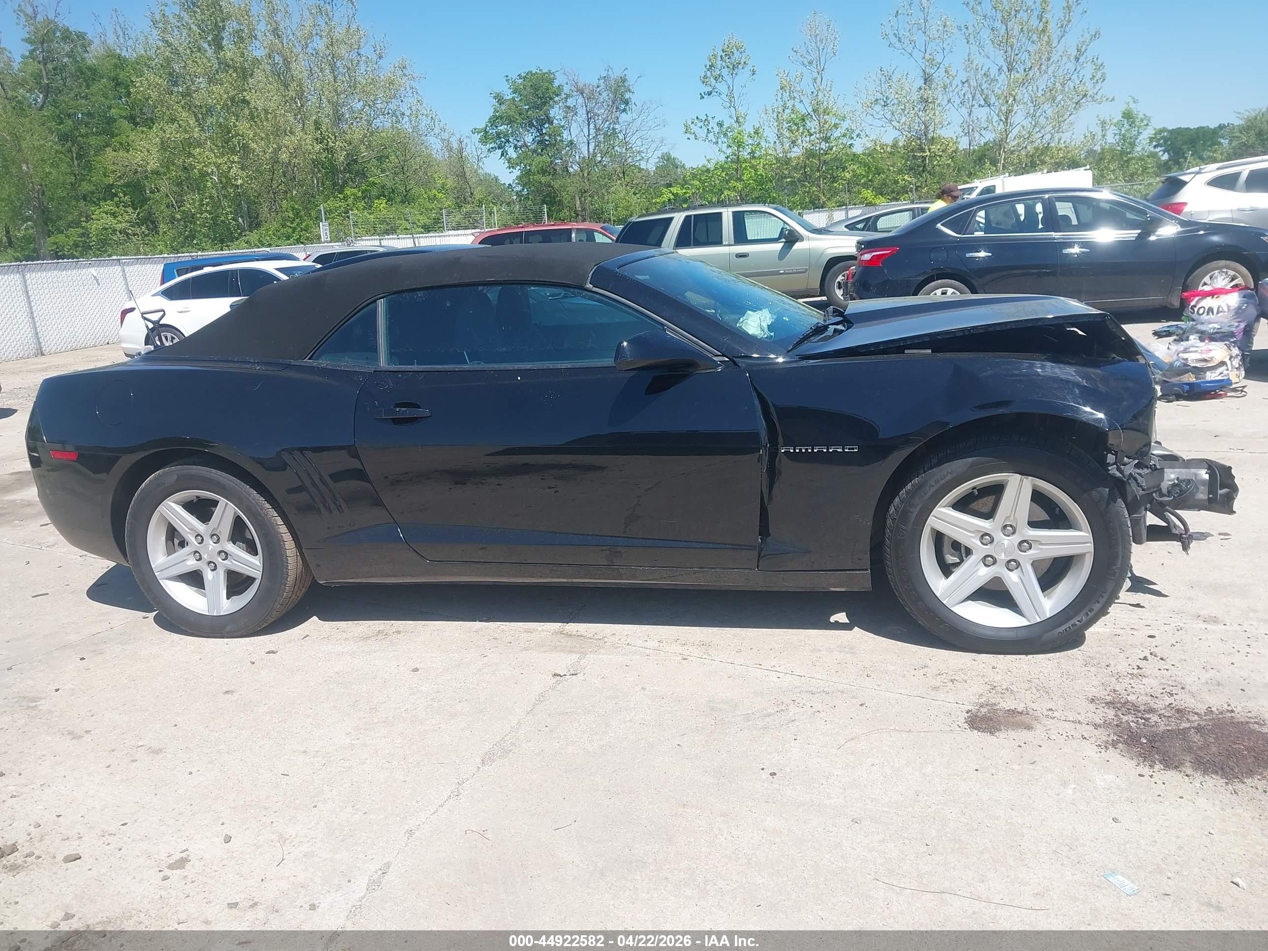 2011 Chevrolet Camaro 1lt Black vin: 2G1FB3DDXB9196730