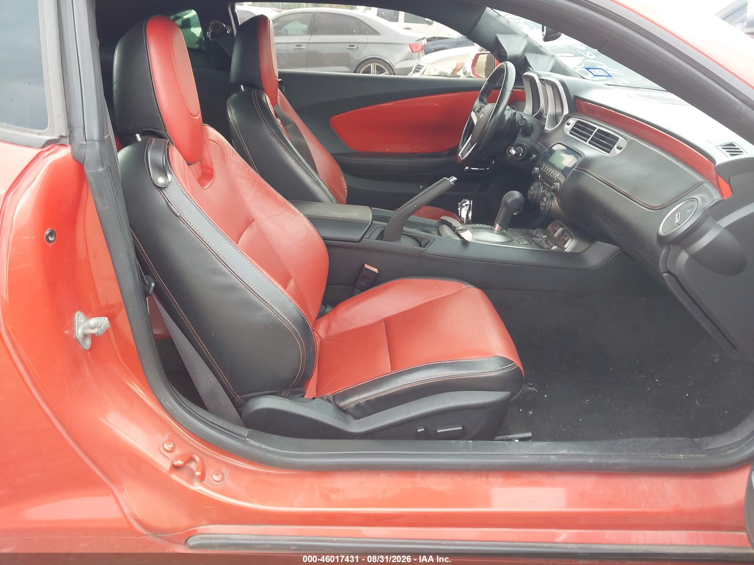 2012 Chevrolet Camaro 2lt Orange vin: 2G1FC1E30C9165365