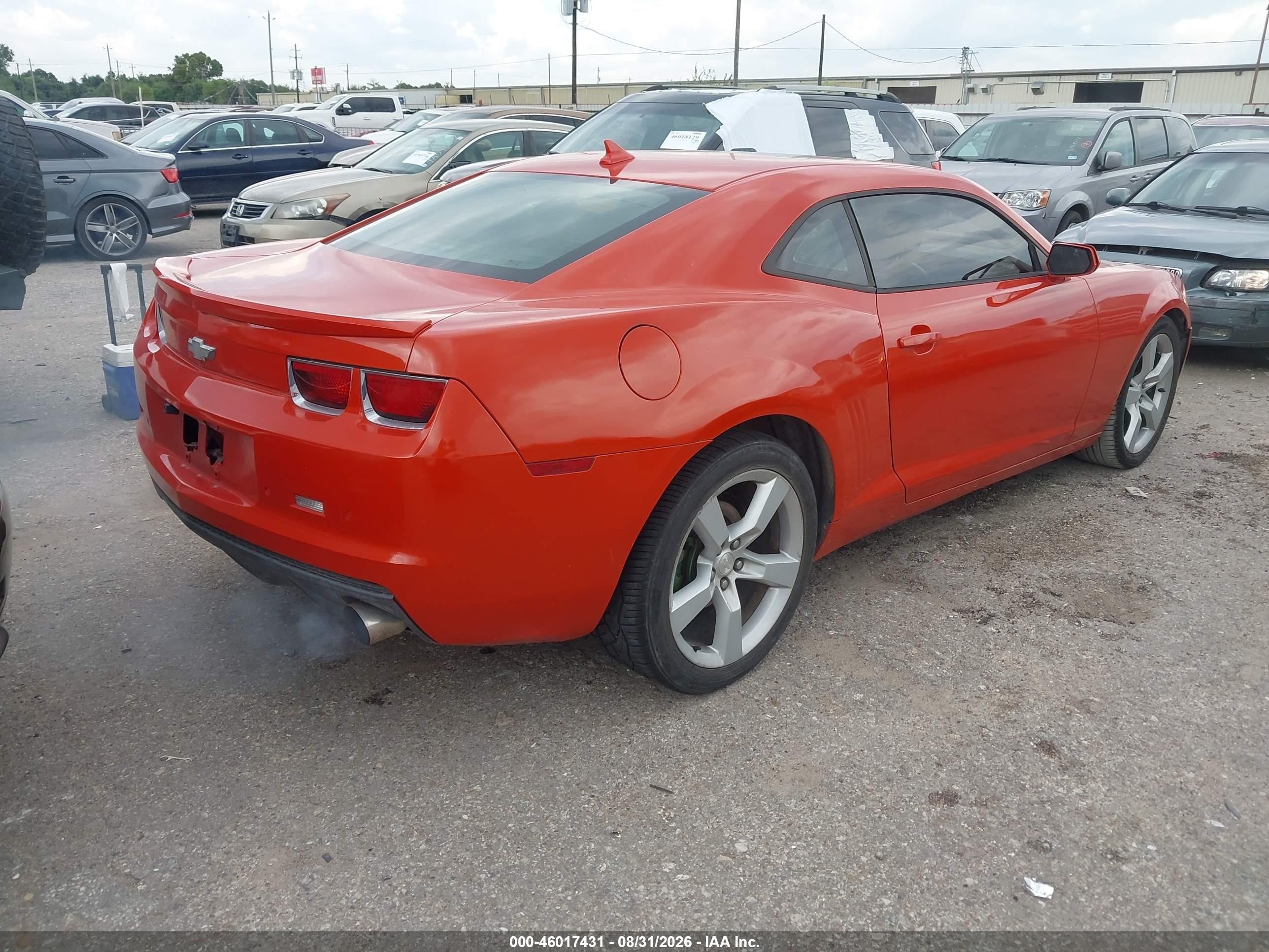 2012 Chevrolet Camaro 2lt Orange vin: 2G1FC1E30C9165365