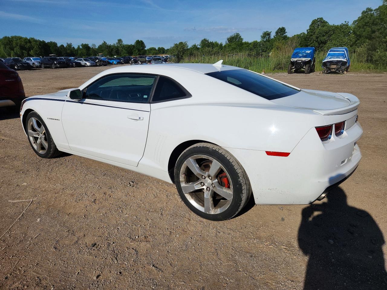 2013 Chevrolet Camaro Lt White vin: 2G1FC1E30D9173547