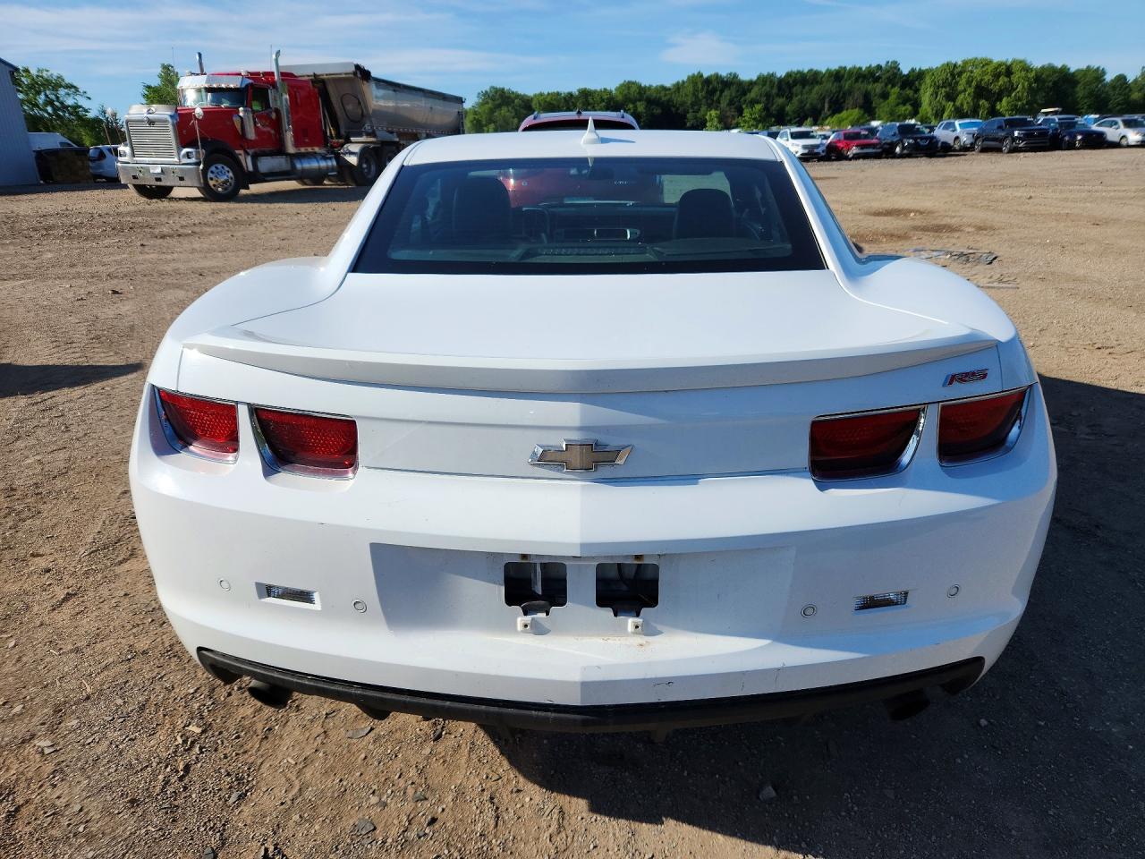 2013 Chevrolet Camaro Lt White vin: 2G1FC1E30D9173547