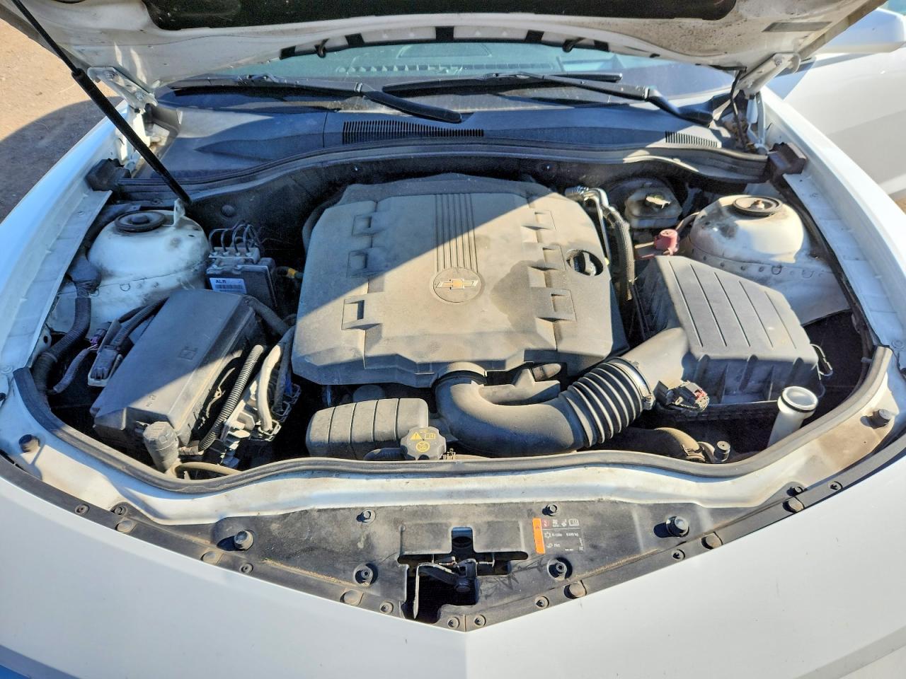 2013 Chevrolet Camaro Lt White vin: 2G1FC1E30D9173547