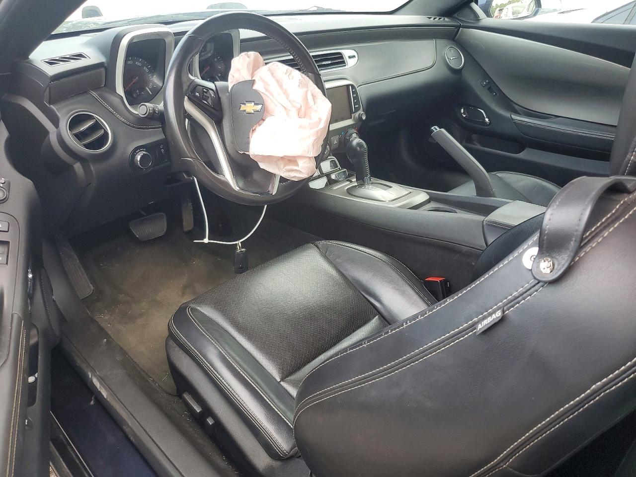 2013 Chevrolet Camaro Lt Blue vin: 2G1FC1E30D9190476