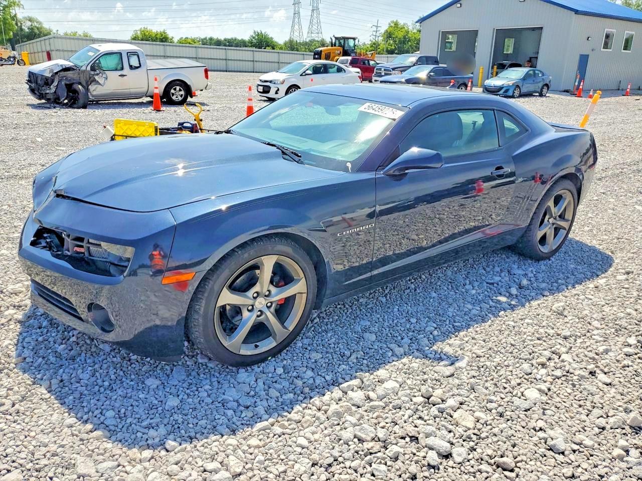 2013 Chevrolet Camaro Lt Blue vin: 2G1FC1E30D9190476