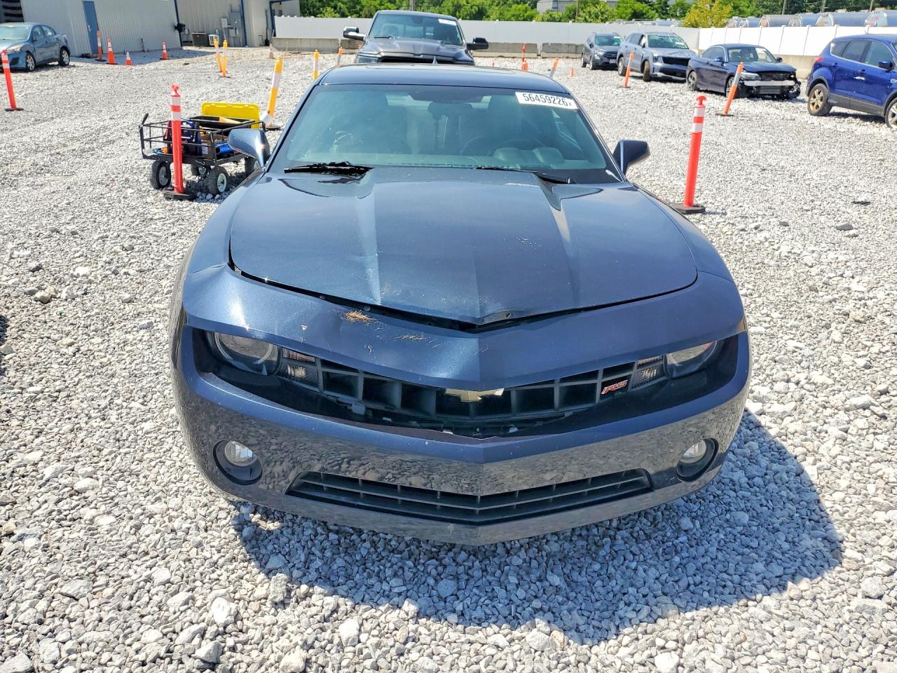 2013 Chevrolet Camaro Lt Blue vin: 2G1FC1E30D9190476