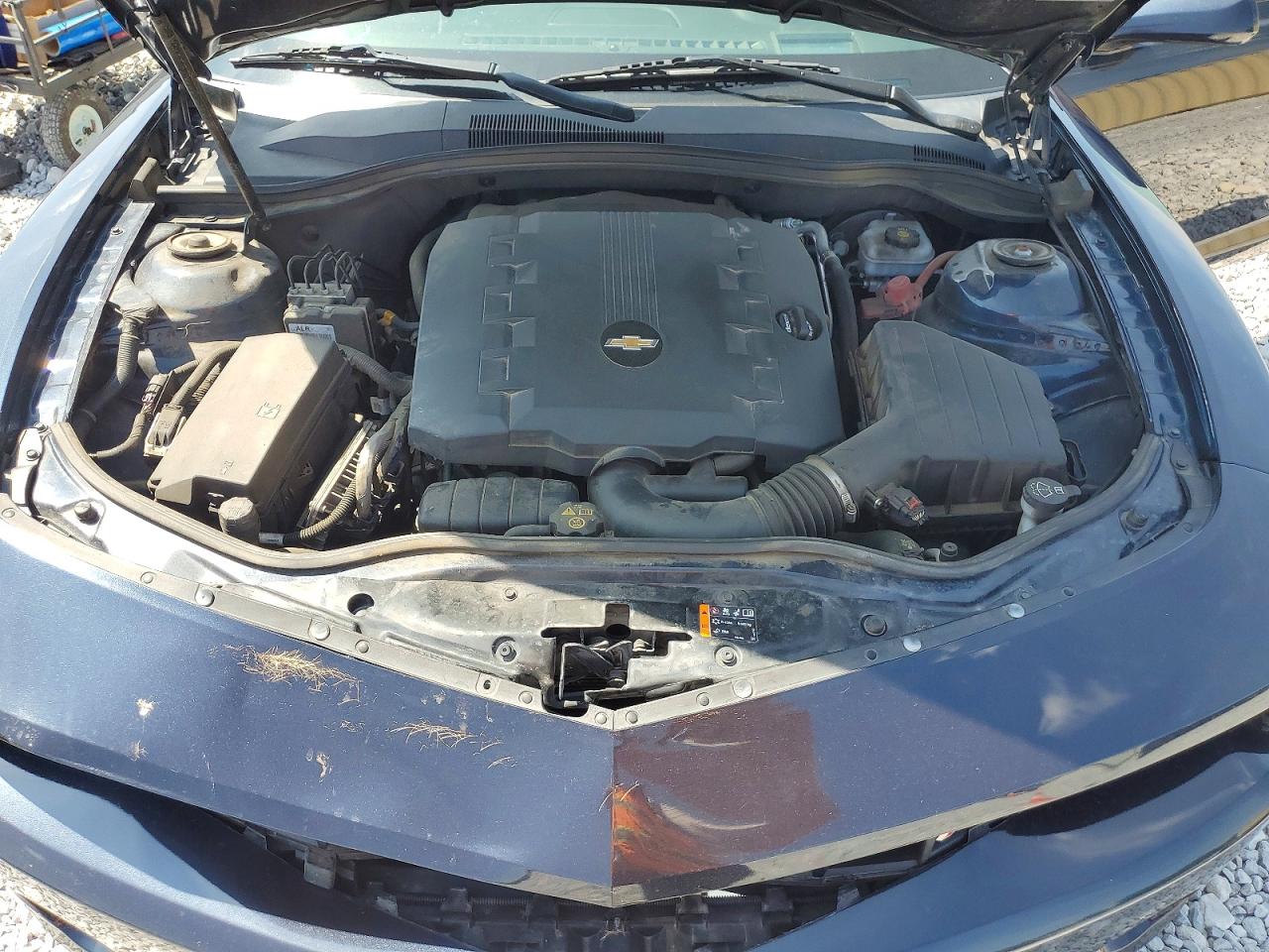 2013 Chevrolet Camaro Lt Blue vin: 2G1FC1E30D9190476