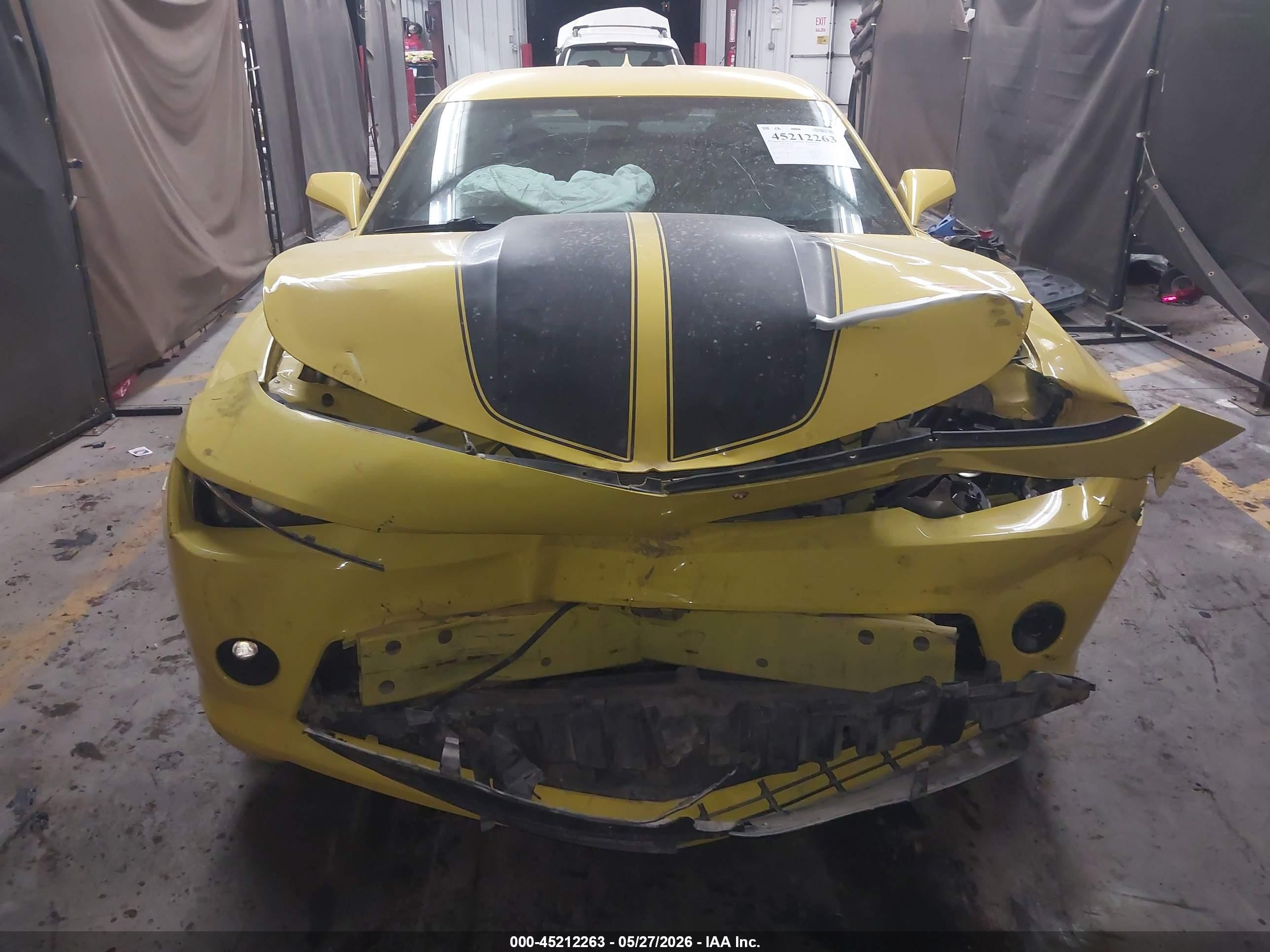 2014 Chevrolet Camaro 2lt Yellow vin: 2G1FC1E30E9214664