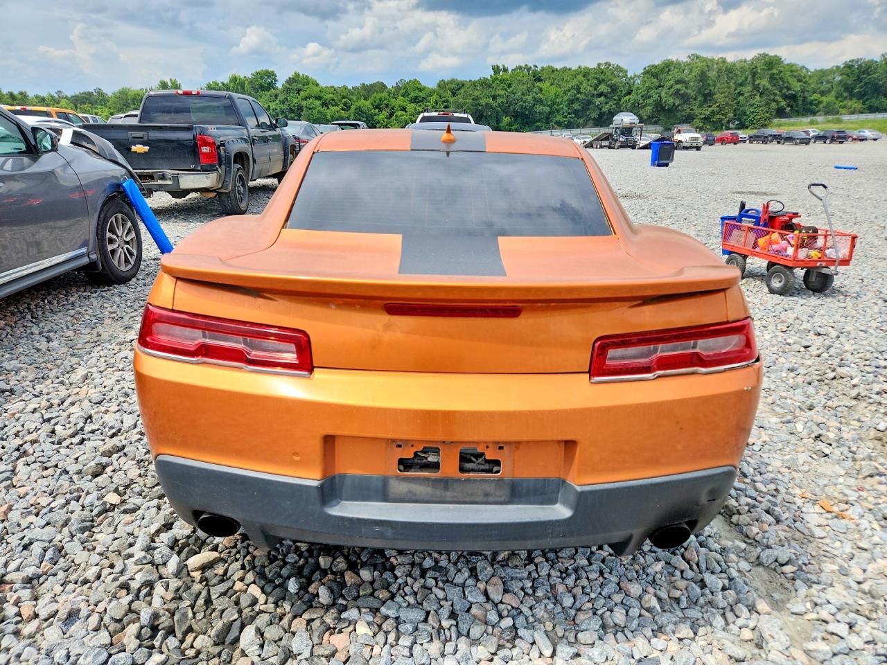 2014 Chevrolet Camaro Lt Brown vin: 2G1FC1E30E9320886