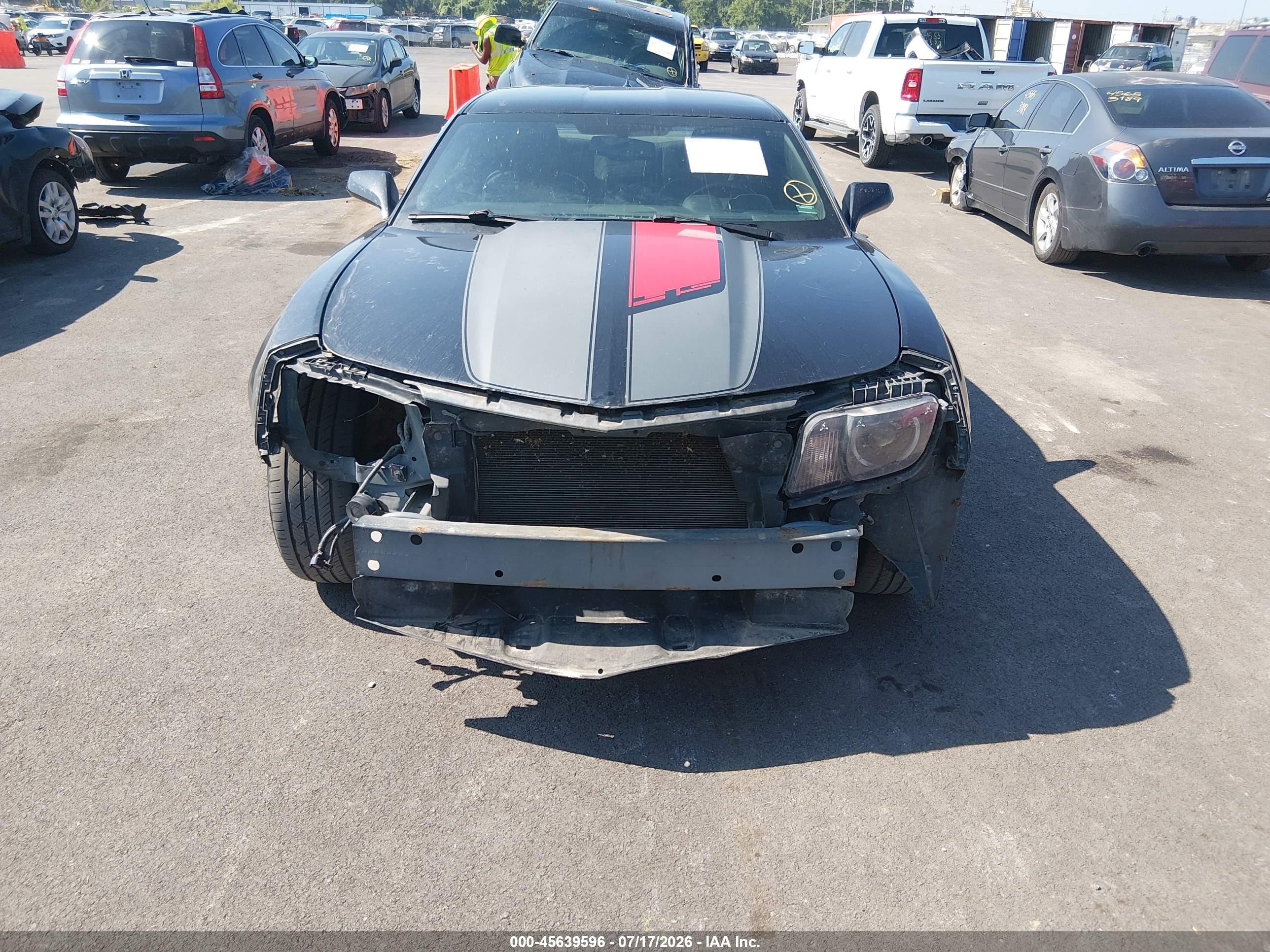 2012 Chevrolet Camaro 2lt Black vin: 2G1FC1E31C9126591