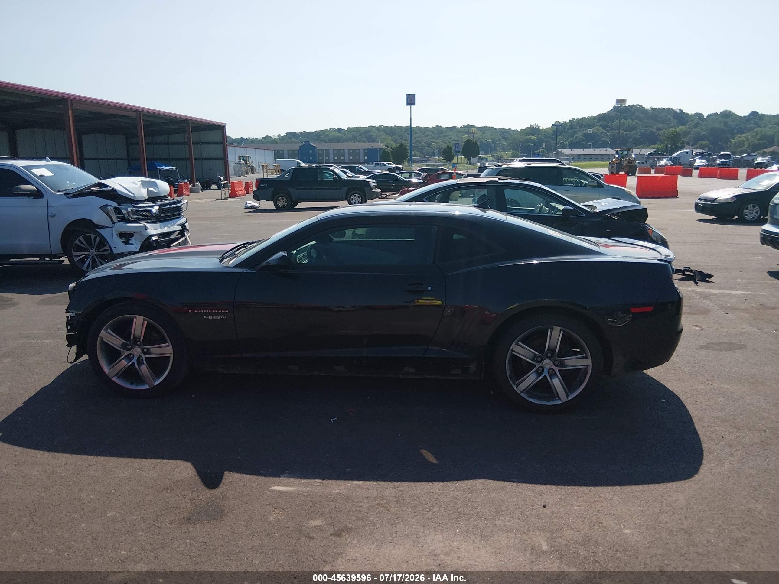 2012 Chevrolet Camaro 2lt Black vin: 2G1FC1E31C9126591