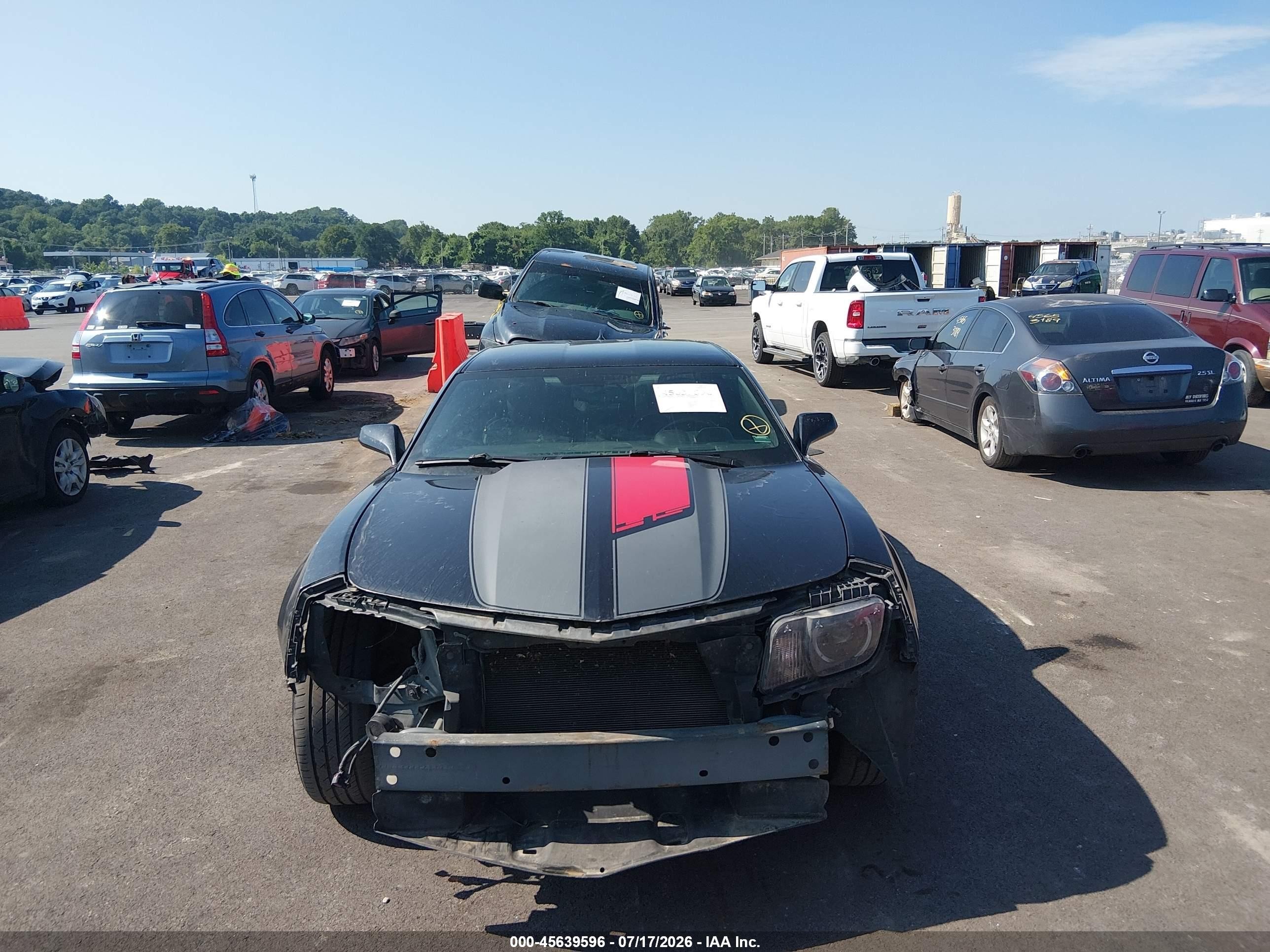 2012 Chevrolet Camaro 2lt Black vin: 2G1FC1E31C9126591