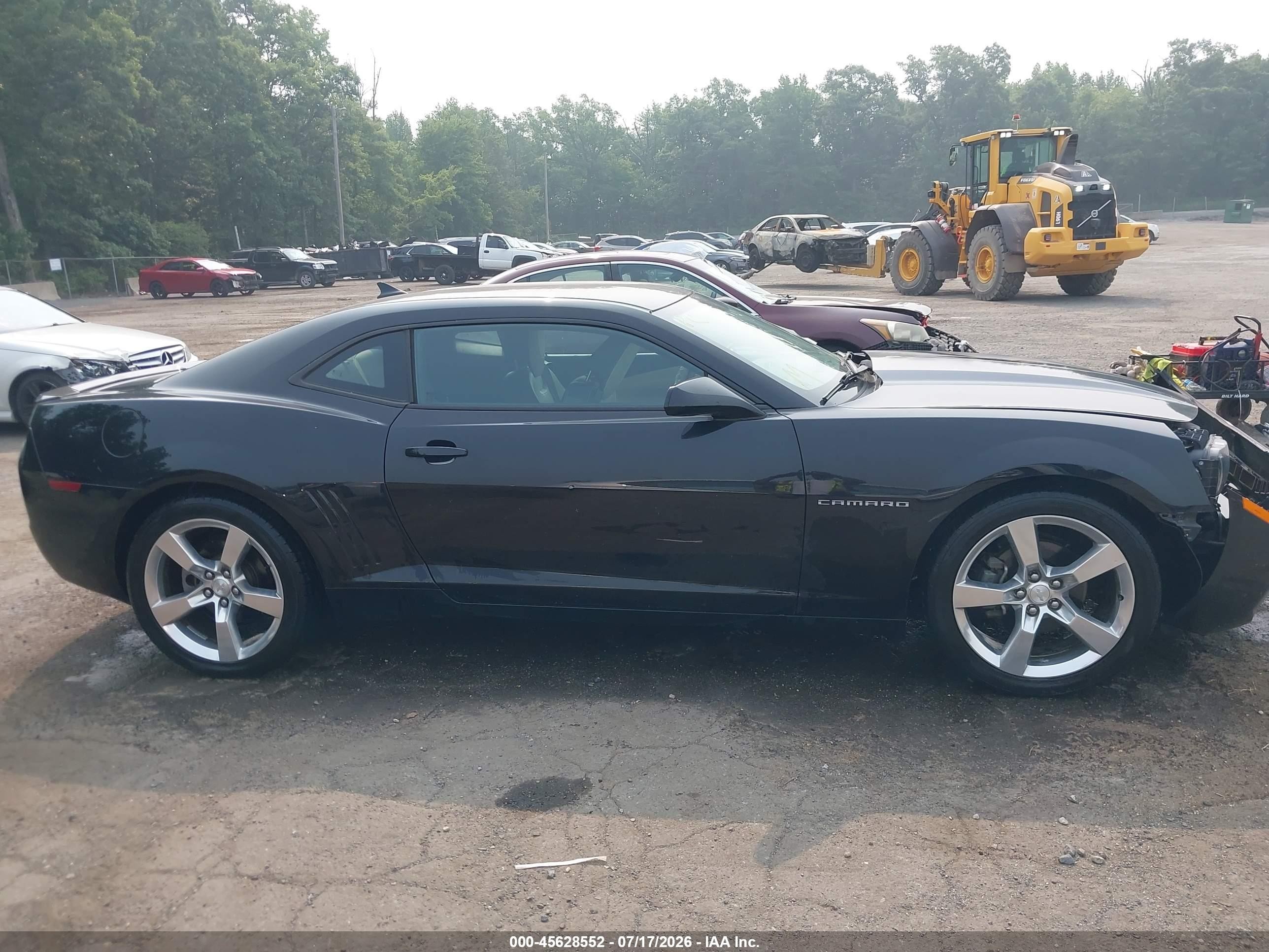 2012 Chevrolet Camaro 2lt Черный vin: 2G1FC1E31C9137493