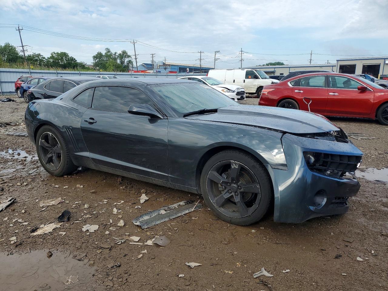 2012 Chevrolet Camaro Lt Gray vin: 2G1FC1E31C9163740