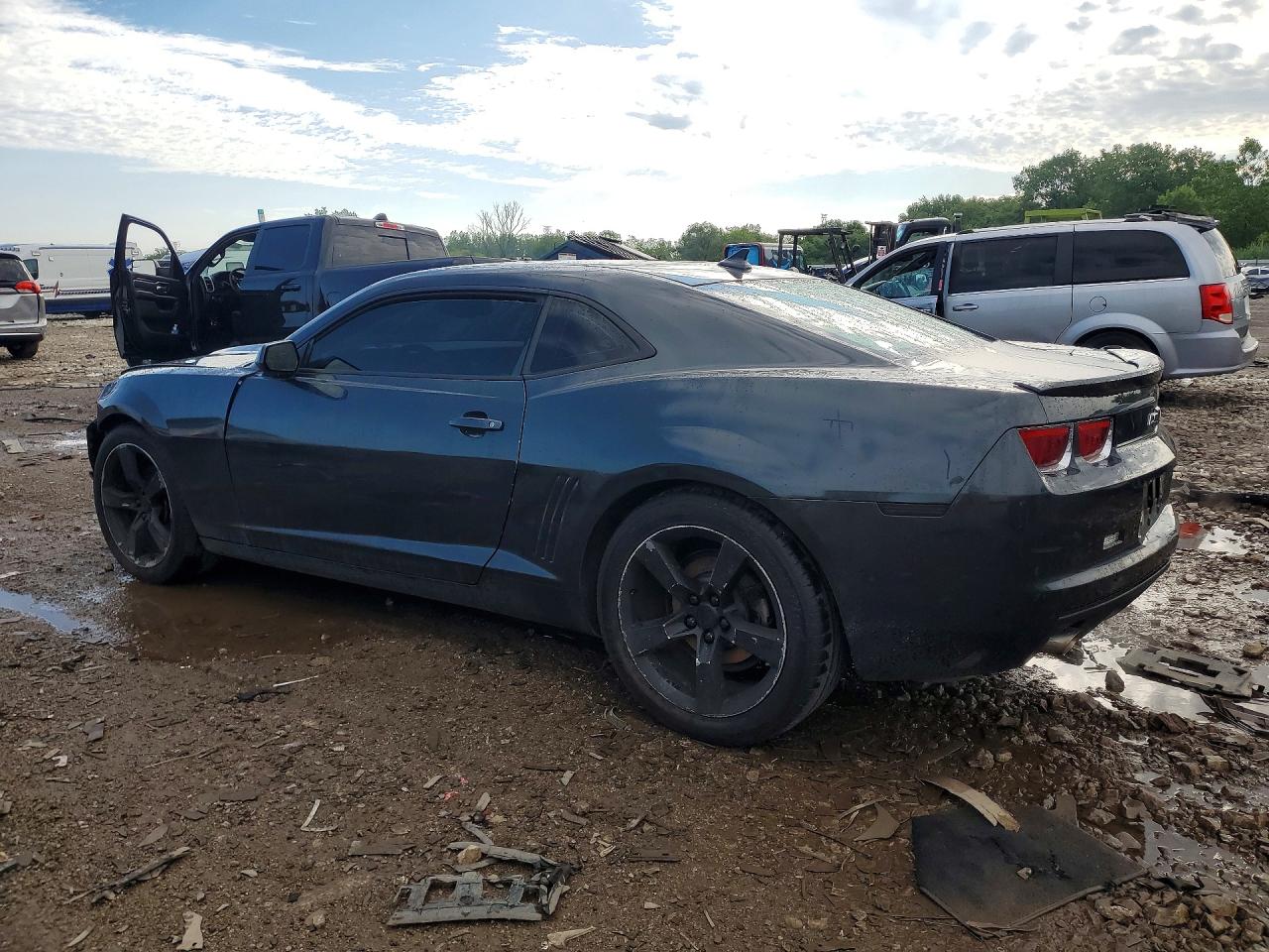 2012 Chevrolet Camaro Lt Gray vin: 2G1FC1E31C9163740