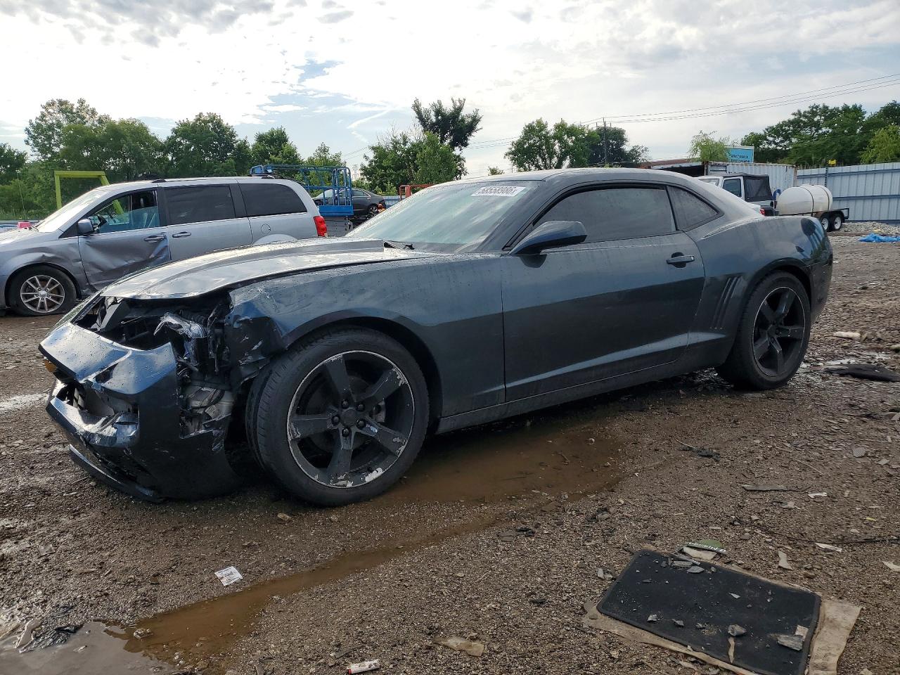 2012 Chevrolet Camaro Lt Gray vin: 2G1FC1E31C9163740