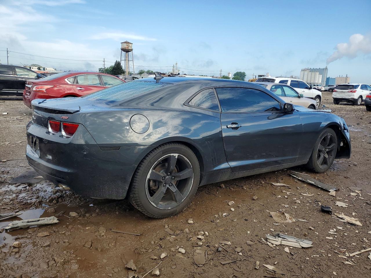 2012 Chevrolet Camaro Lt Gray vin: 2G1FC1E31C9163740