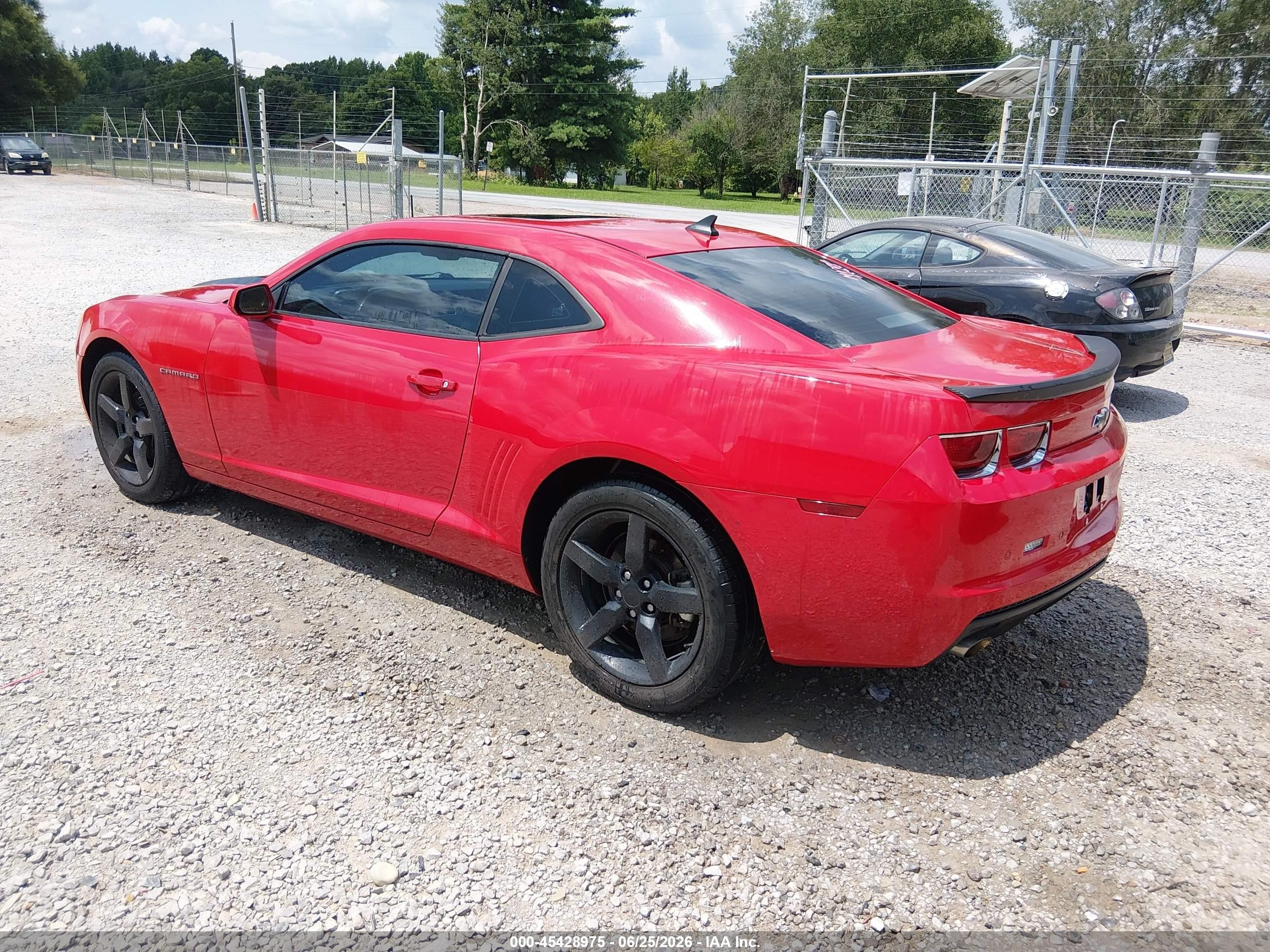 2012 Chevrolet Camaro 2lt Red vin: 2G1FC1E31C9208532