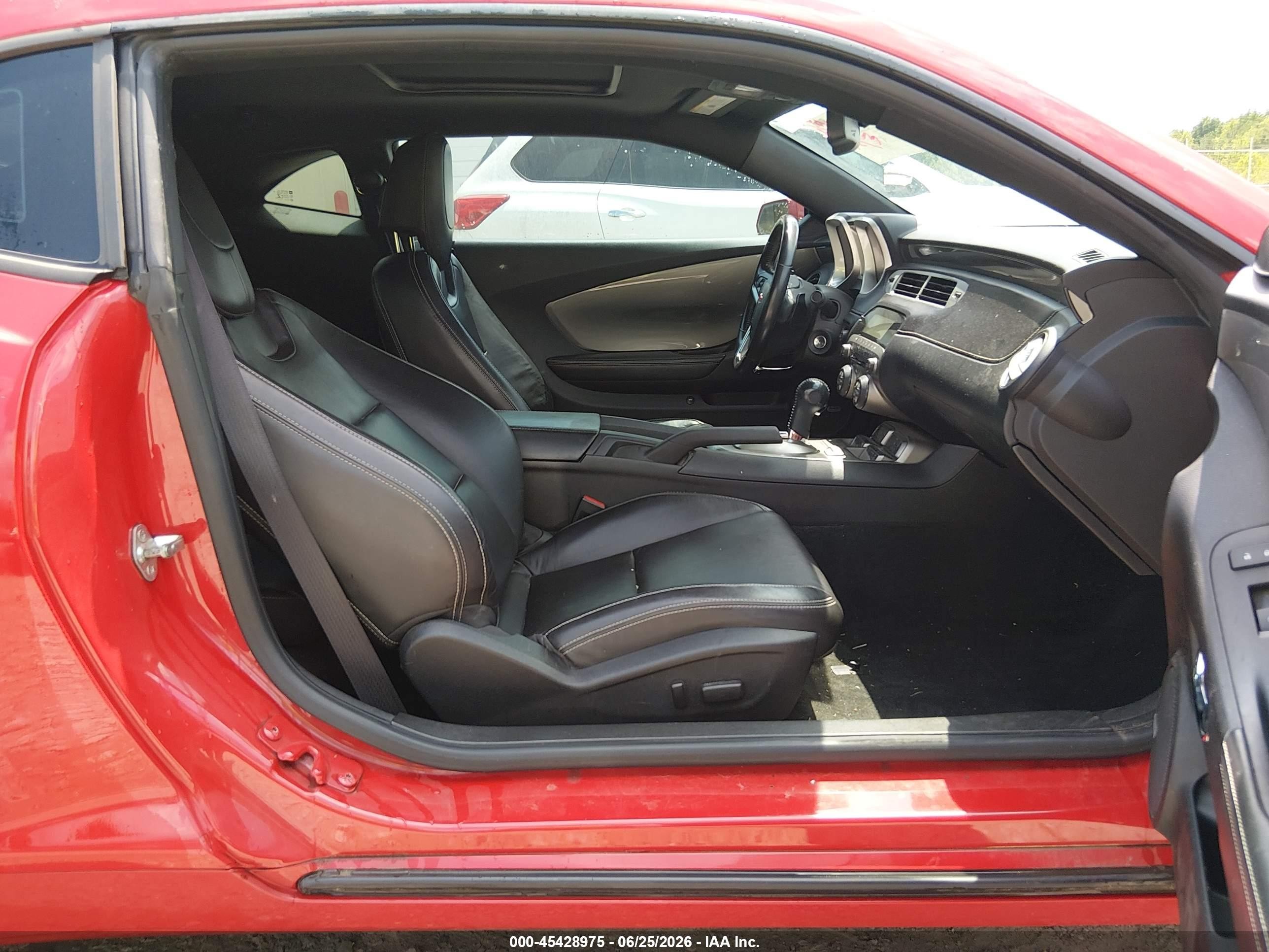 2012 Chevrolet Camaro 2lt Red vin: 2G1FC1E31C9208532