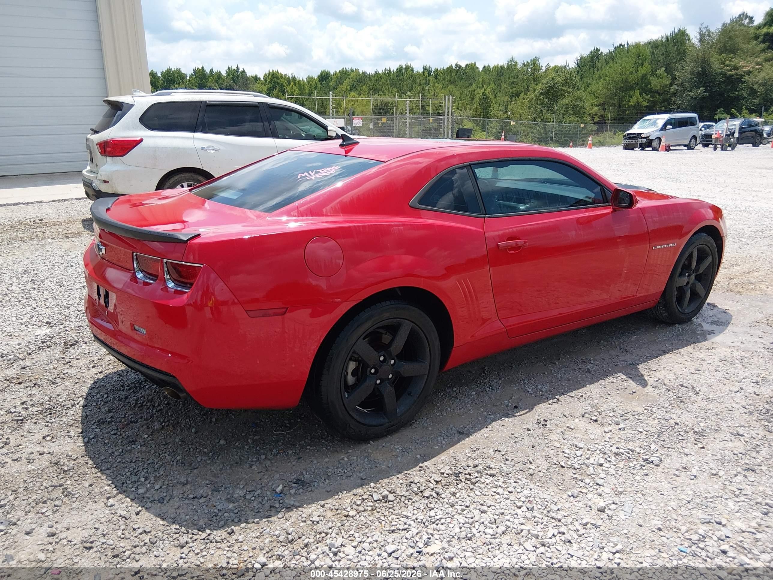 2012 Chevrolet Camaro 2lt Red vin: 2G1FC1E31C9208532