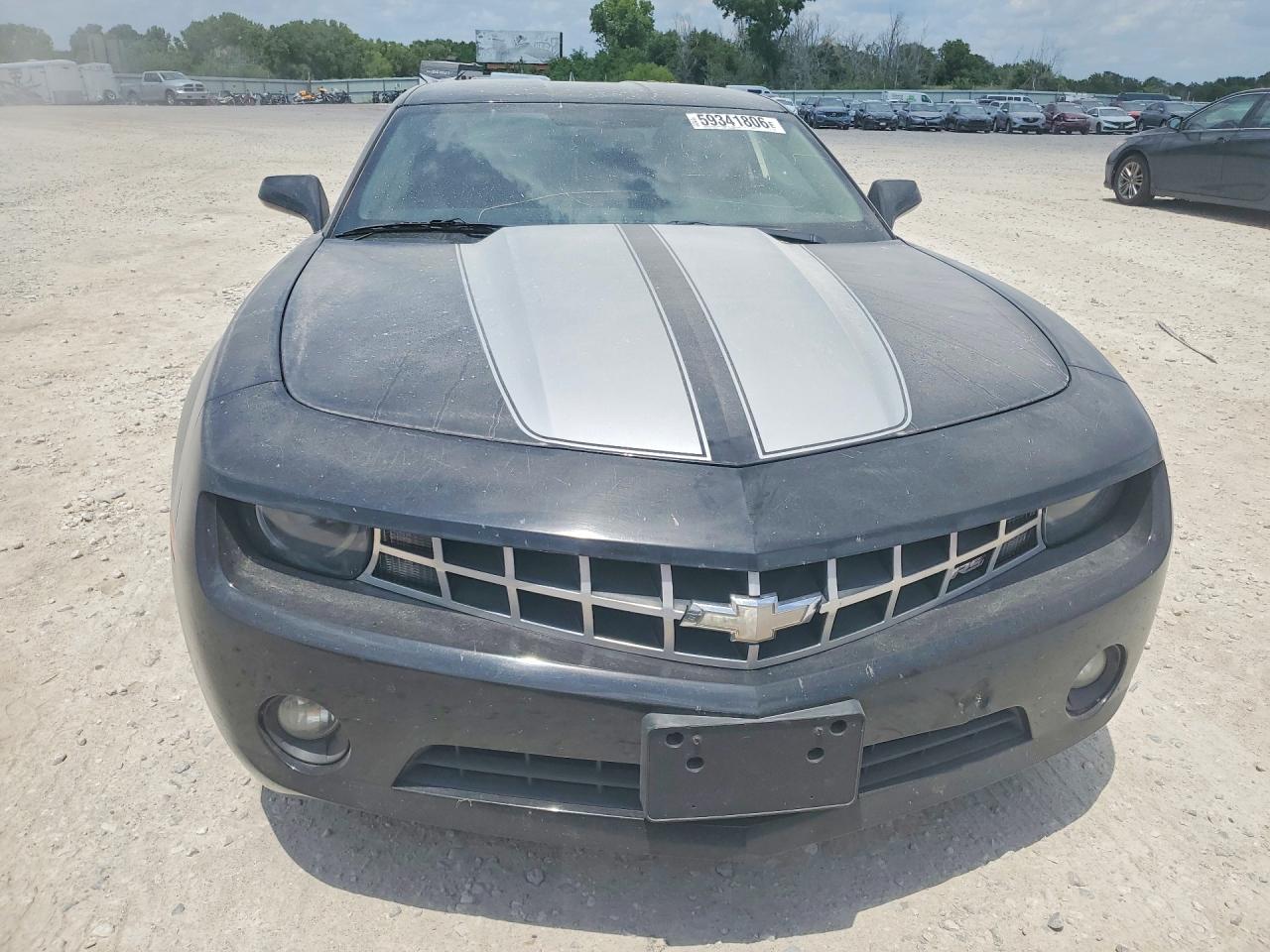 2013 Chevrolet Camaro Lt Black vin: 2G1FC1E31D9158071