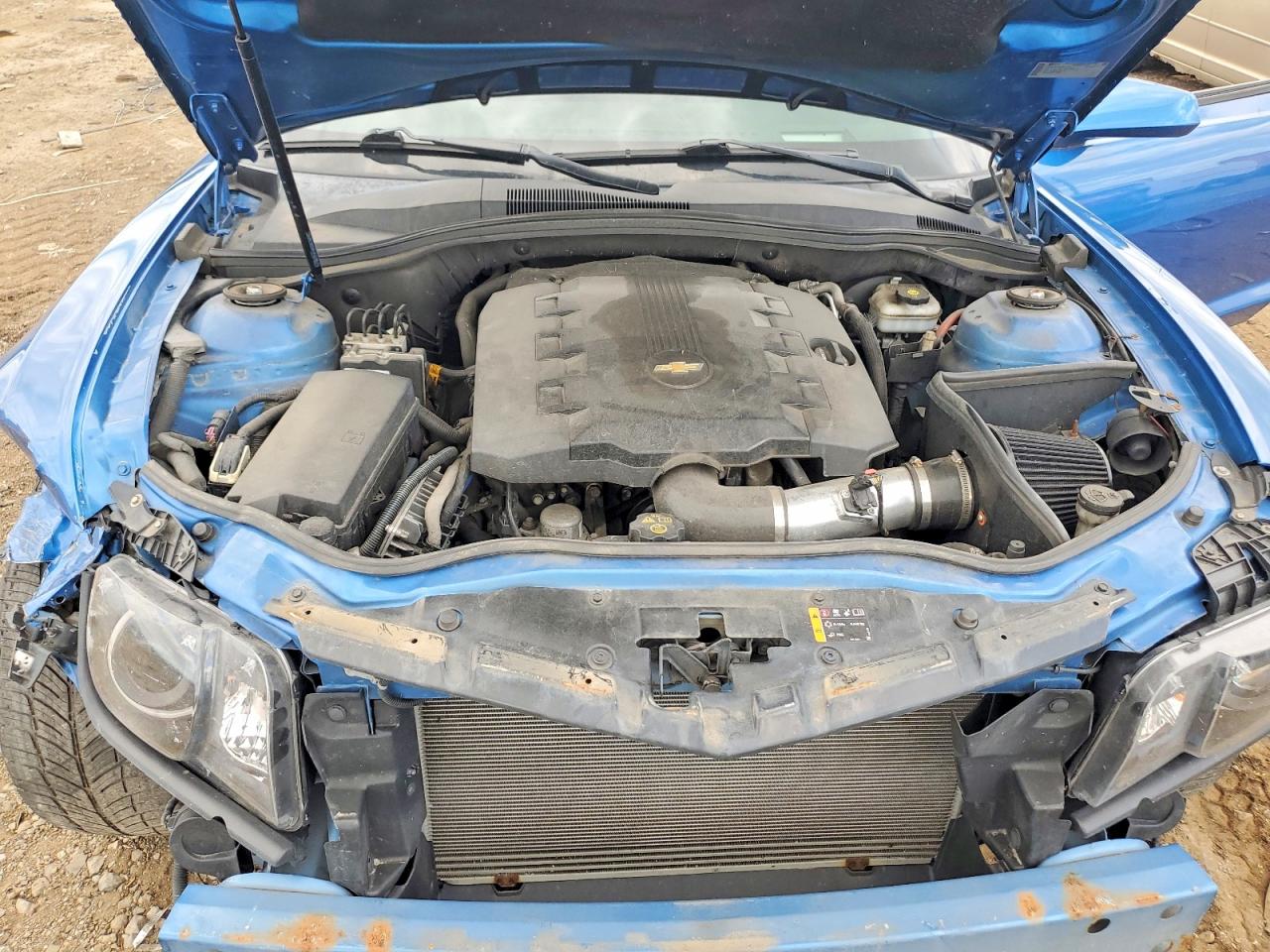 2013 Chevrolet Camaro Lt Blue vin: 2G1FC1E31D9221282