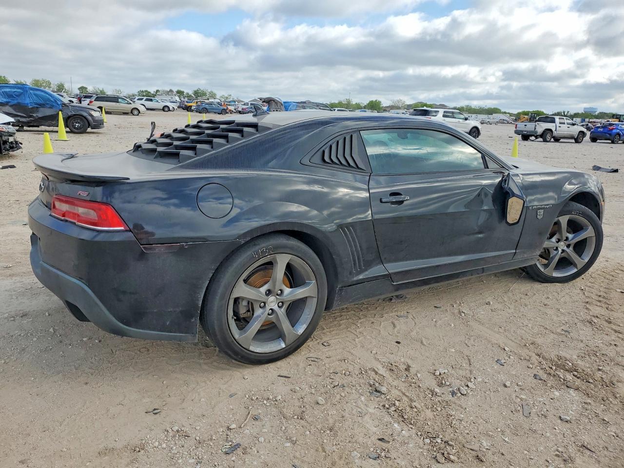 2014 Chevrolet Camaro Lt Black vin: 2G1FC1E31E9147962