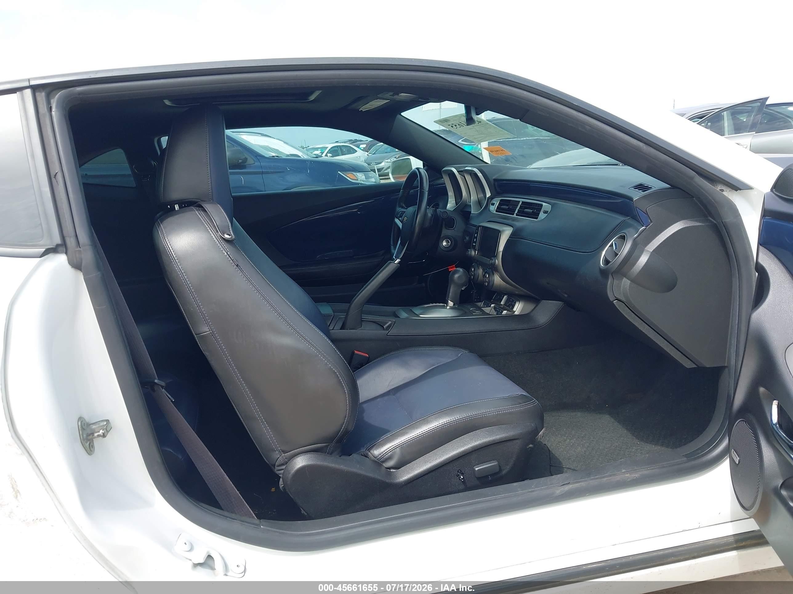 2014 Chevrolet Camaro 2lt Белый vin: 2G1FC1E31E9302672