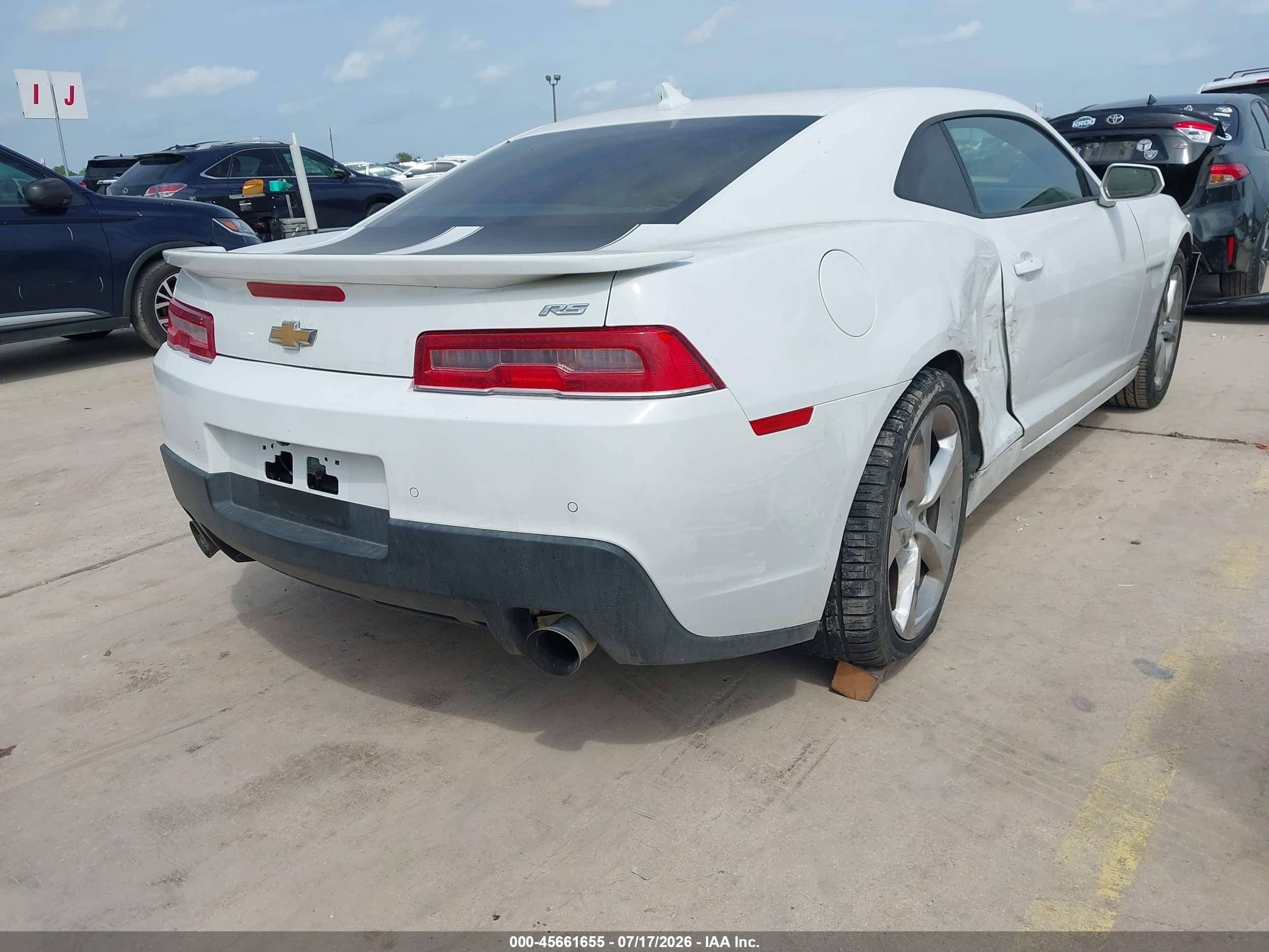 2014 Chevrolet Camaro 2lt Белый vin: 2G1FC1E31E9302672