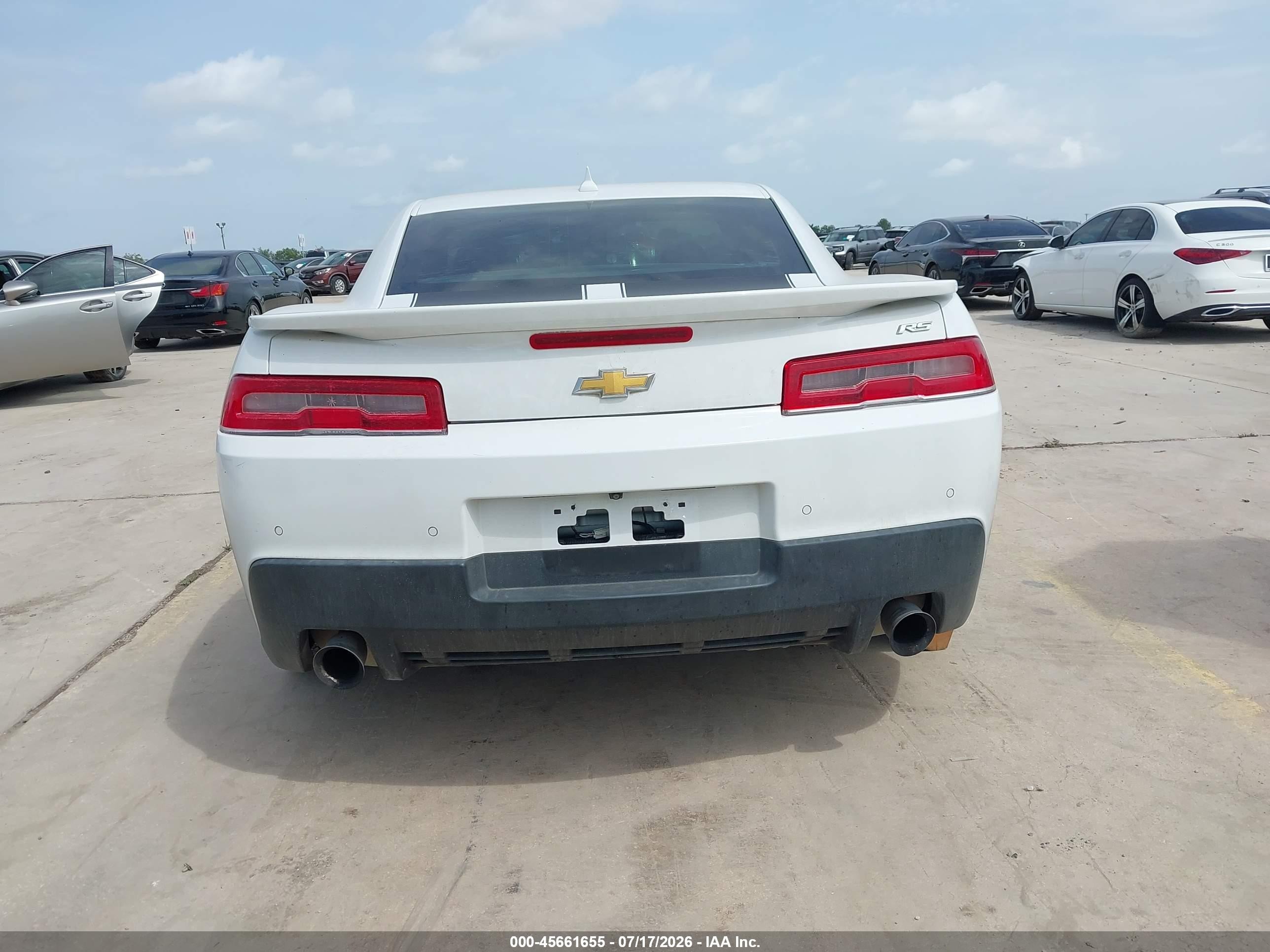 2014 Chevrolet Camaro 2lt Белый vin: 2G1FC1E31E9302672