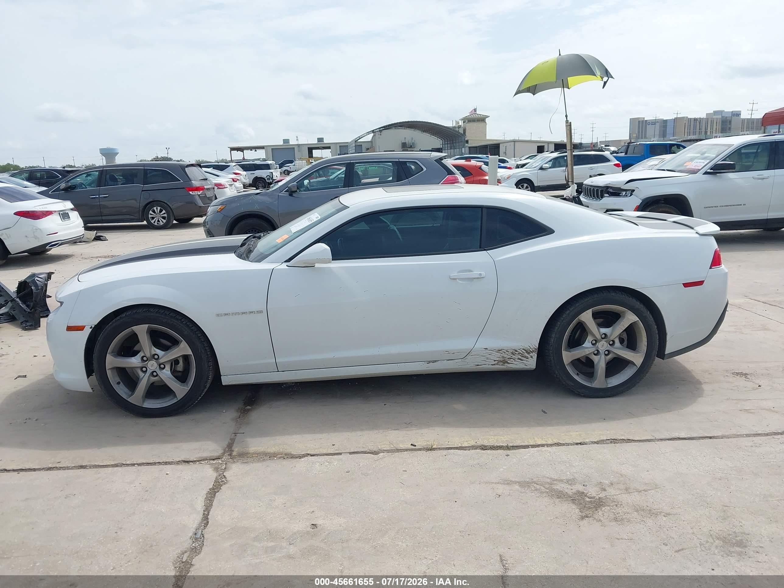 2014 Chevrolet Camaro 2lt Белый vin: 2G1FC1E31E9302672