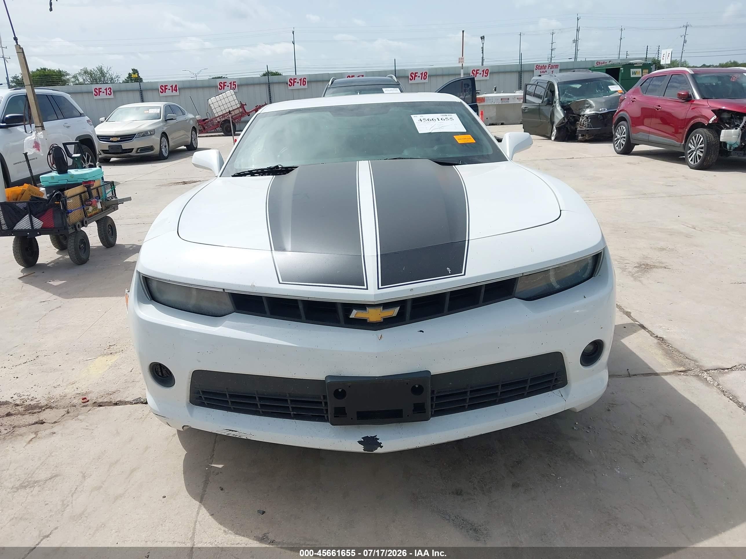 2014 Chevrolet Camaro 2lt Белый vin: 2G1FC1E31E9302672