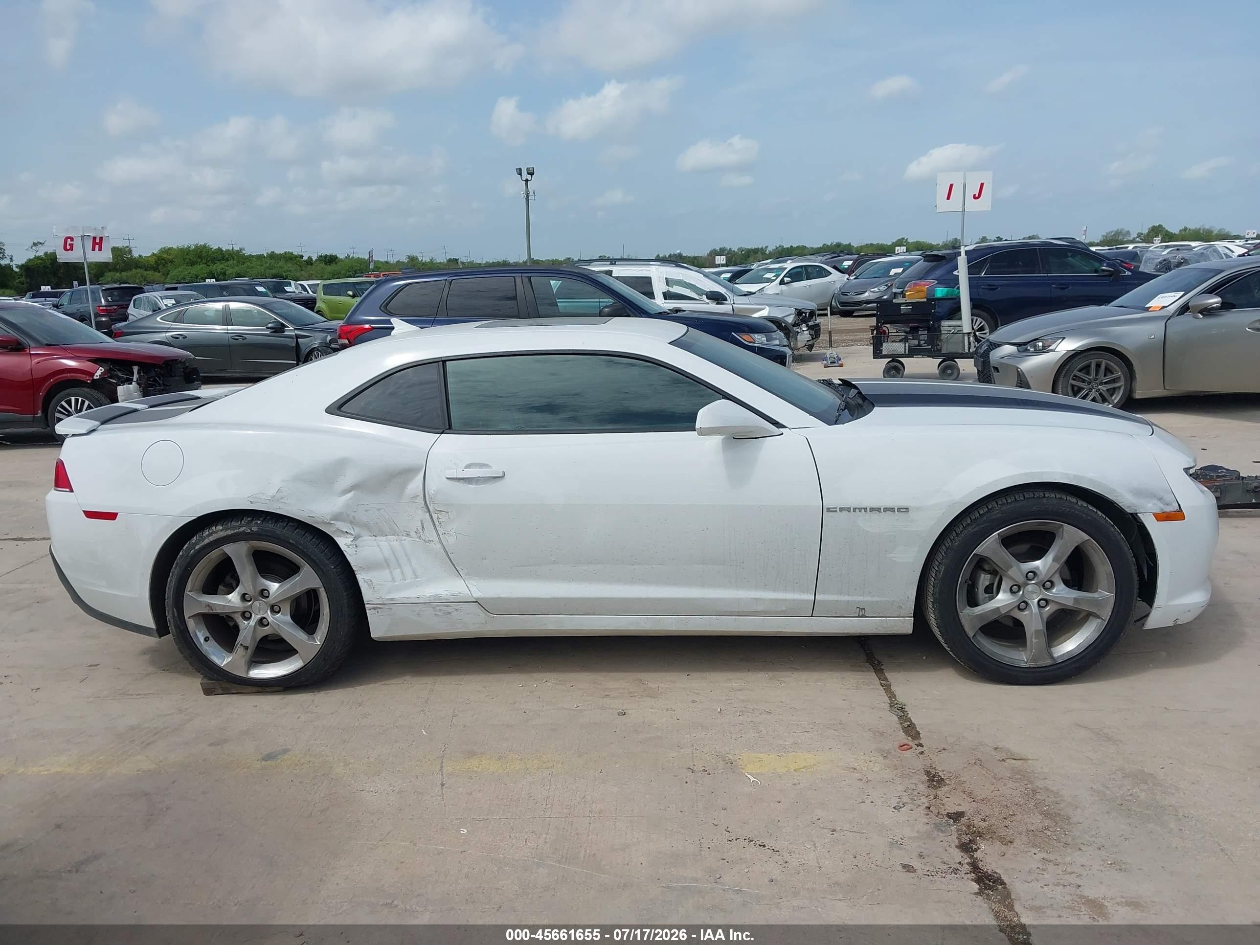 2014 Chevrolet Camaro 2lt Белый vin: 2G1FC1E31E9302672