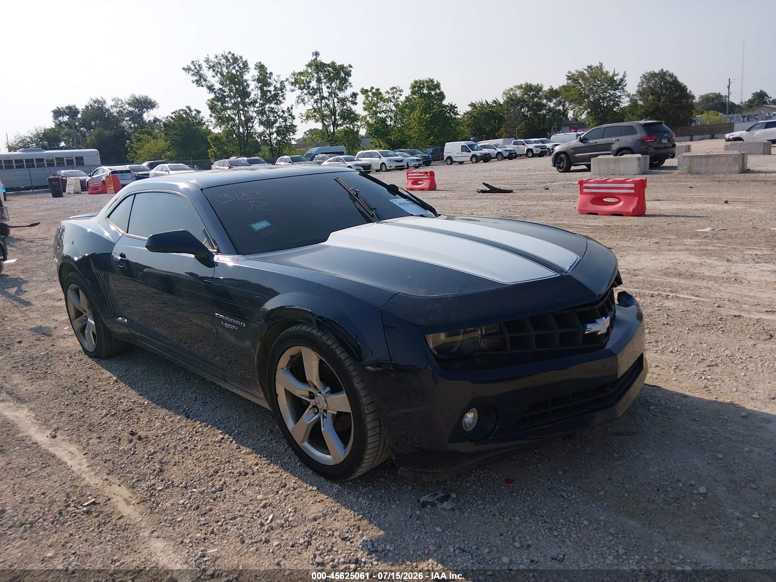 2012 Chevrolet Camaro 2lt Синий vin: 2G1FC1E32C9173418