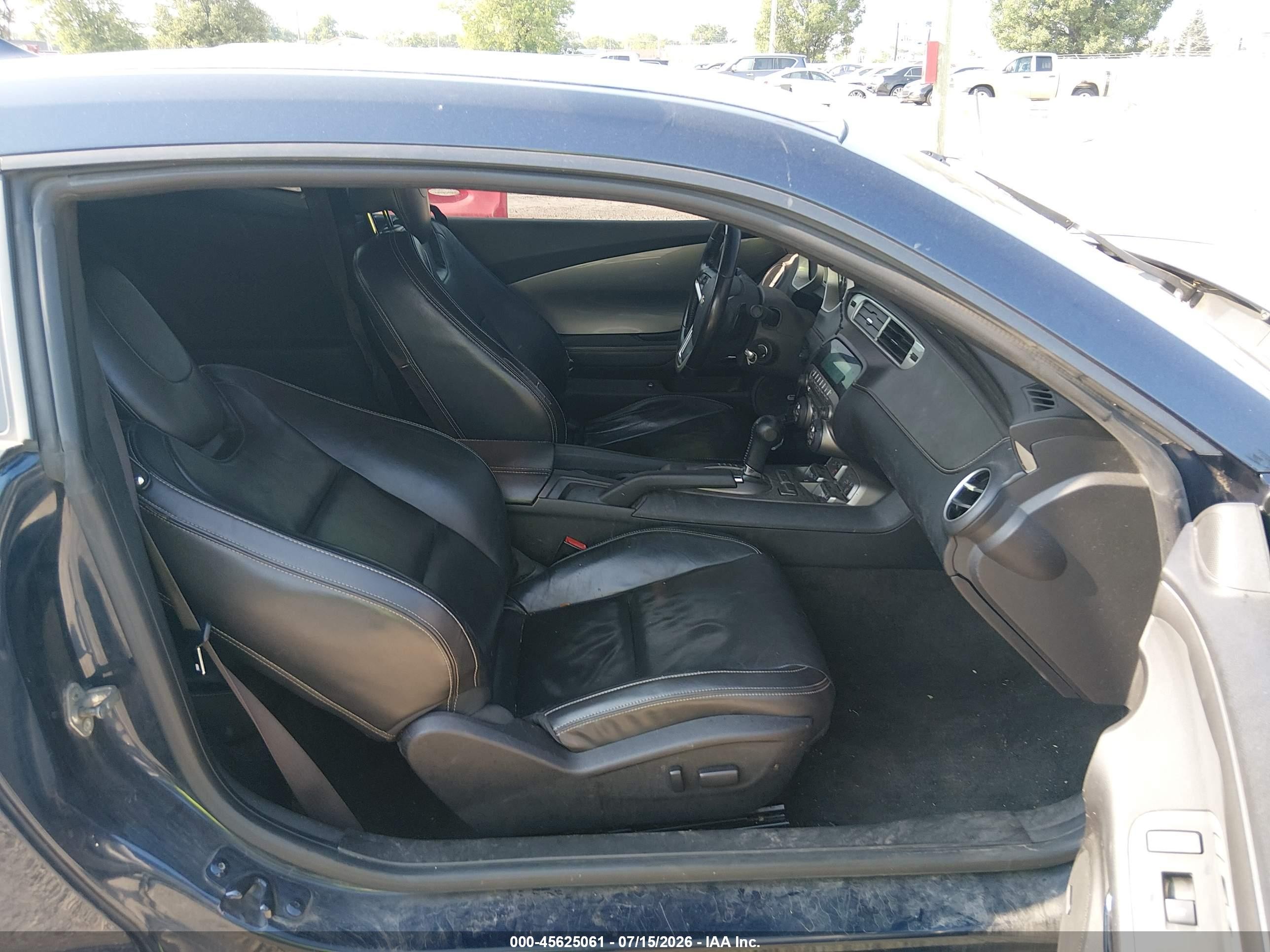 2012 Chevrolet Camaro 2lt Синий vin: 2G1FC1E32C9173418