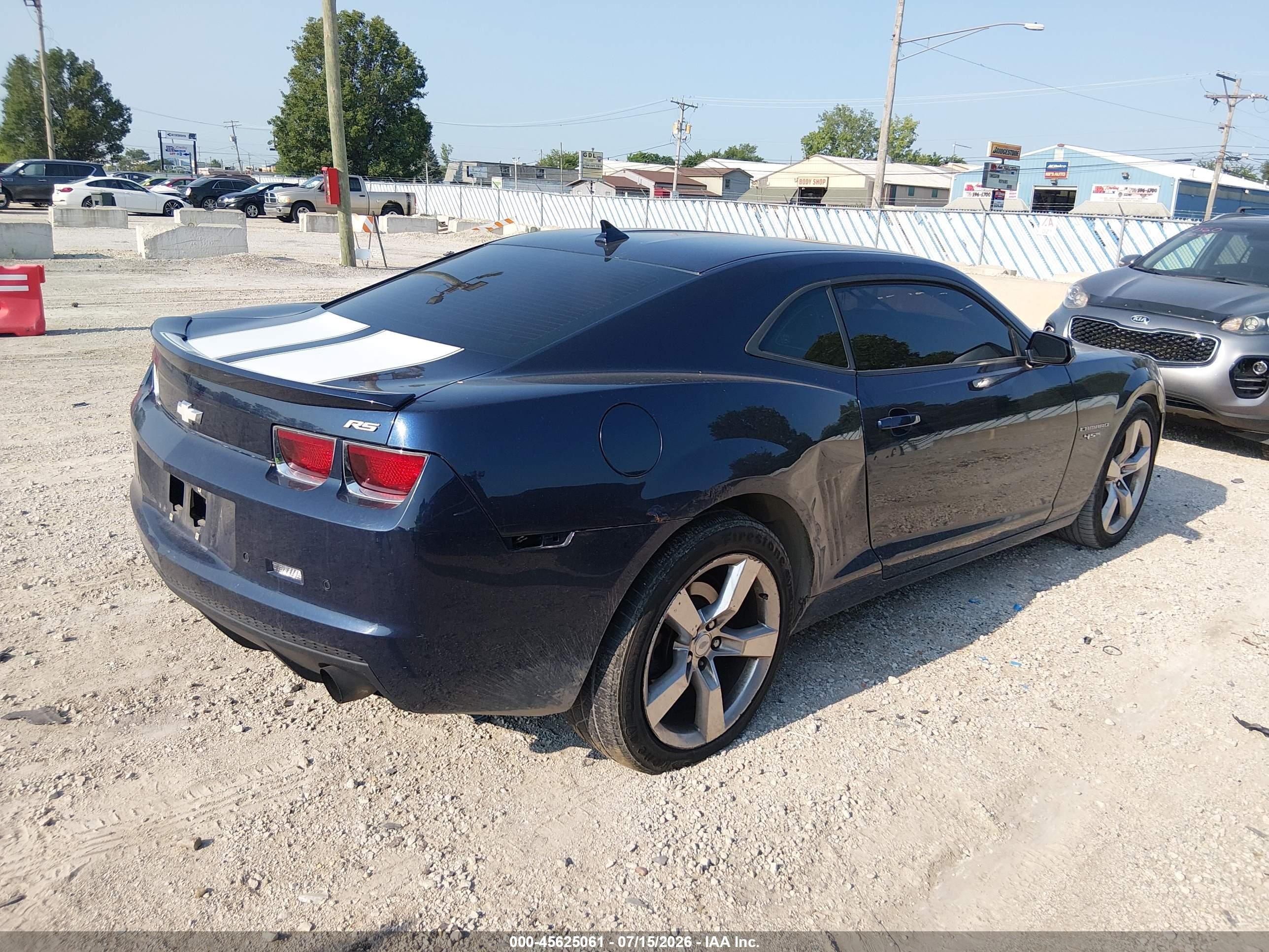 2012 Chevrolet Camaro 2lt Синий vin: 2G1FC1E32C9173418