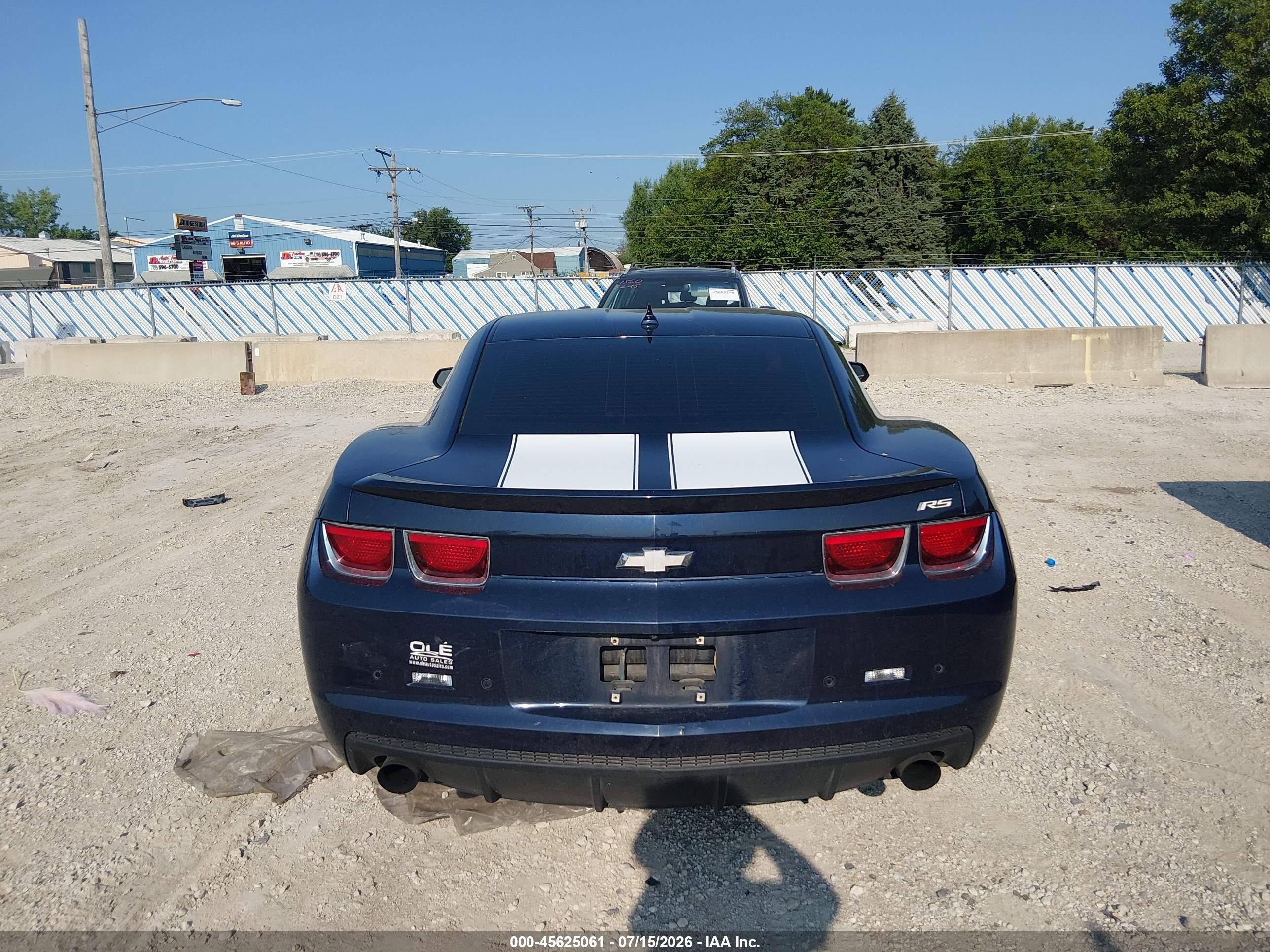 2012 Chevrolet Camaro 2lt Синий vin: 2G1FC1E32C9173418