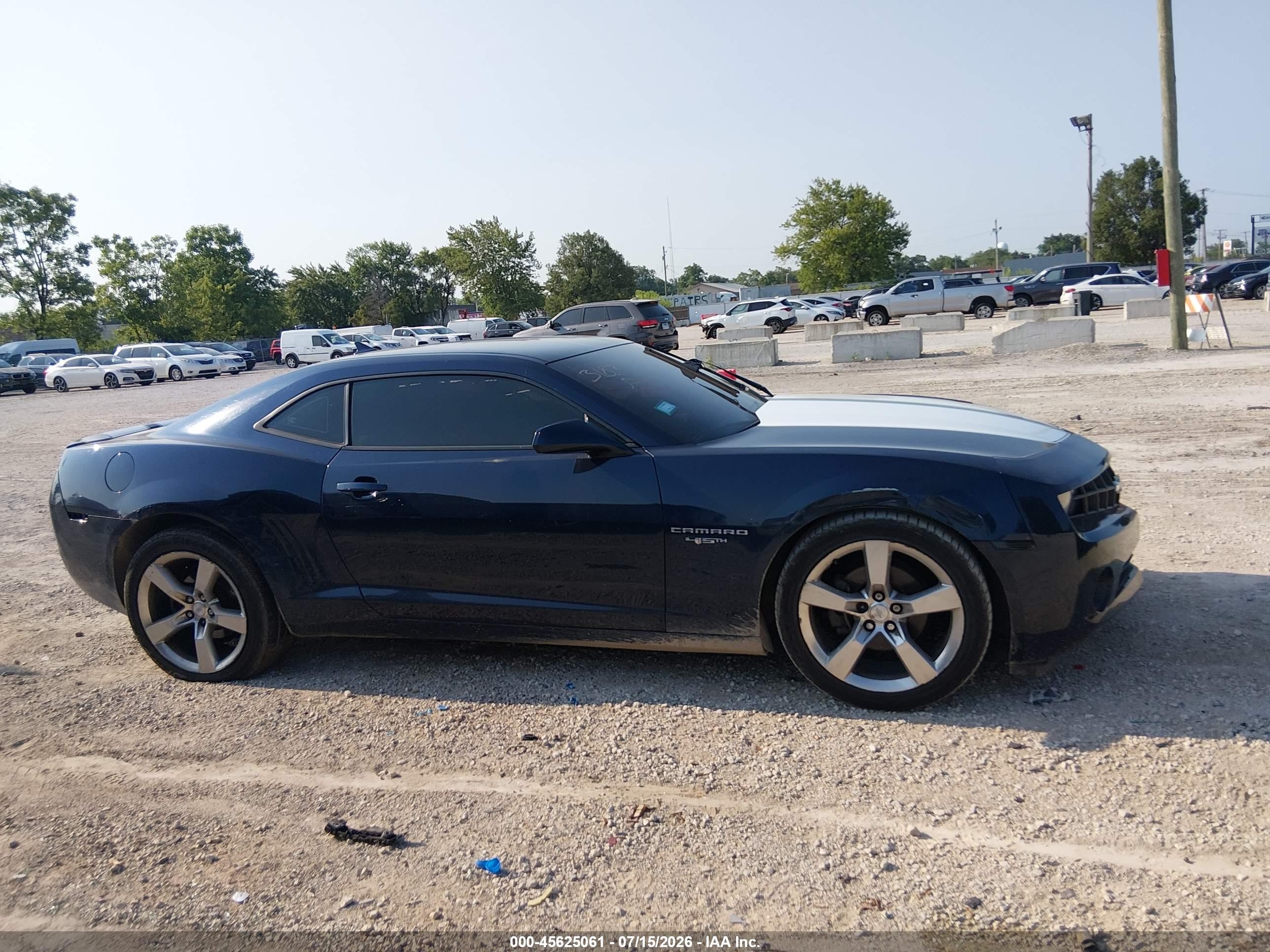 2012 Chevrolet Camaro 2lt Синий vin: 2G1FC1E32C9173418