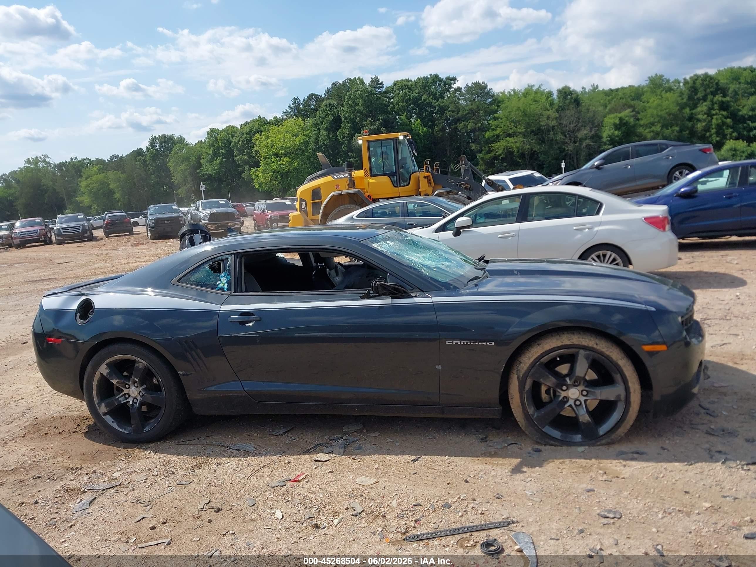 2012 Chevrolet Camaro 2lt Gray vin: 2G1FC1E32C9196987
