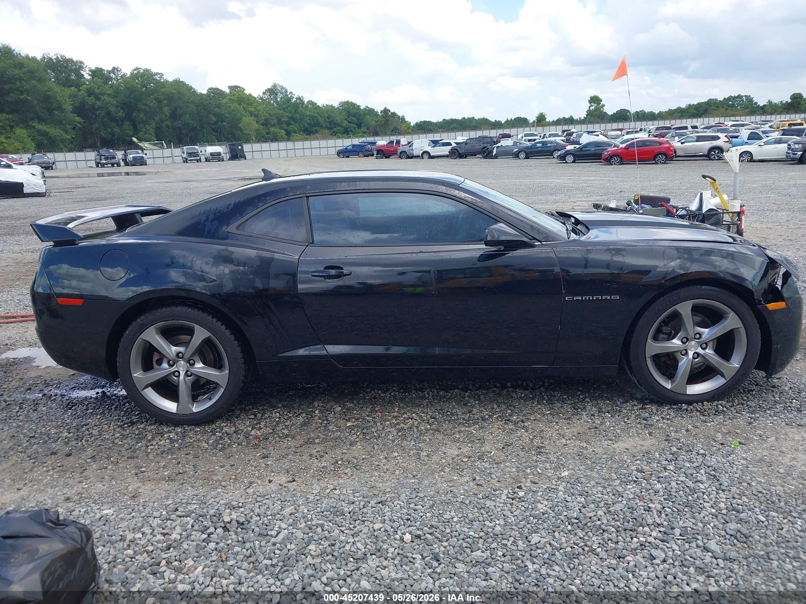 2013 Chevrolet Camaro 2lt Black vin: 2G1FC1E32D9171752
