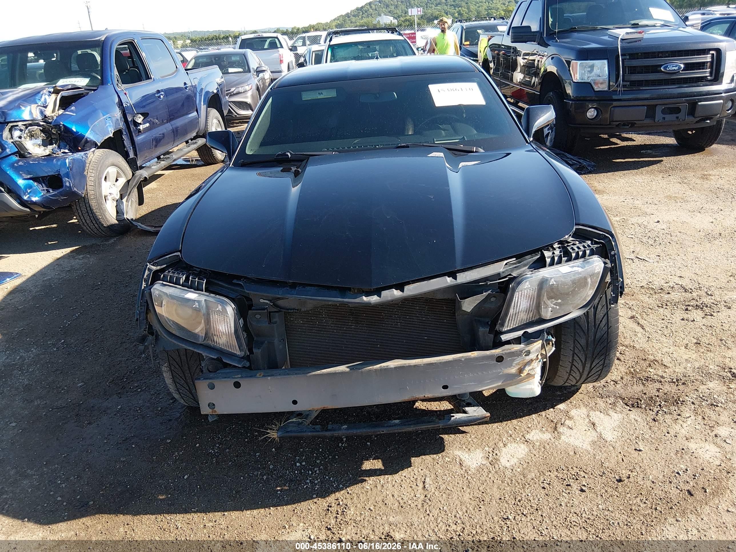 2013 Chevrolet Camaro 2lt Black vin: 2G1FC1E32D9174537
