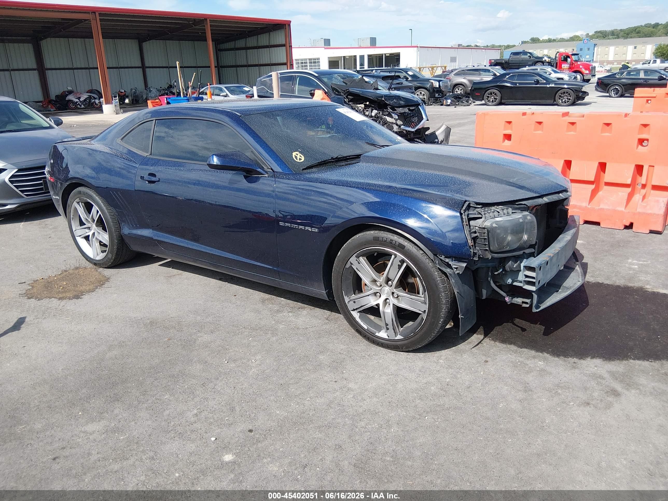 2012 Chevrolet Camaro 2lt Синий vin: 2G1FC1E33C9139830