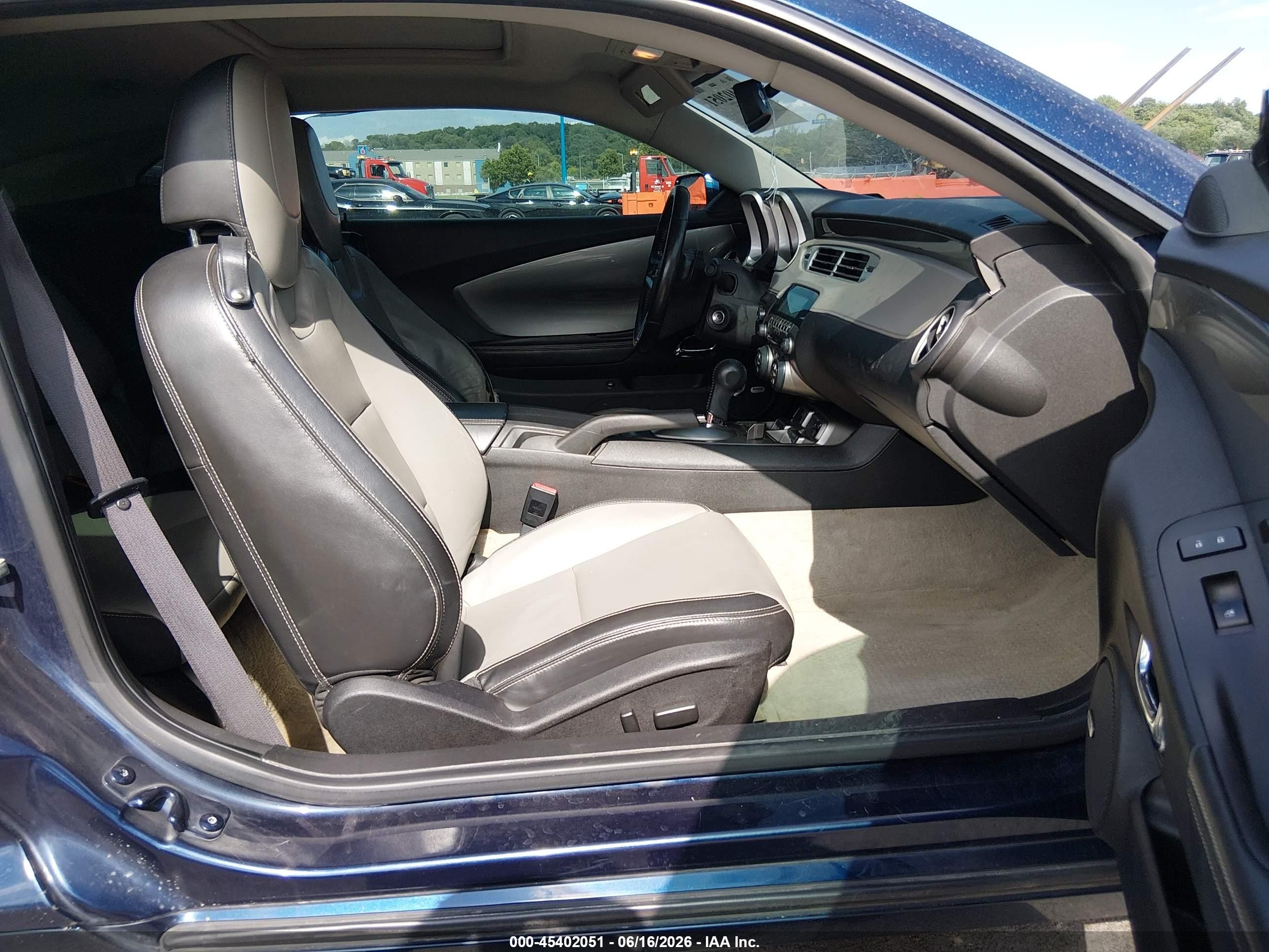 2012 Chevrolet Camaro 2lt Синий vin: 2G1FC1E33C9139830